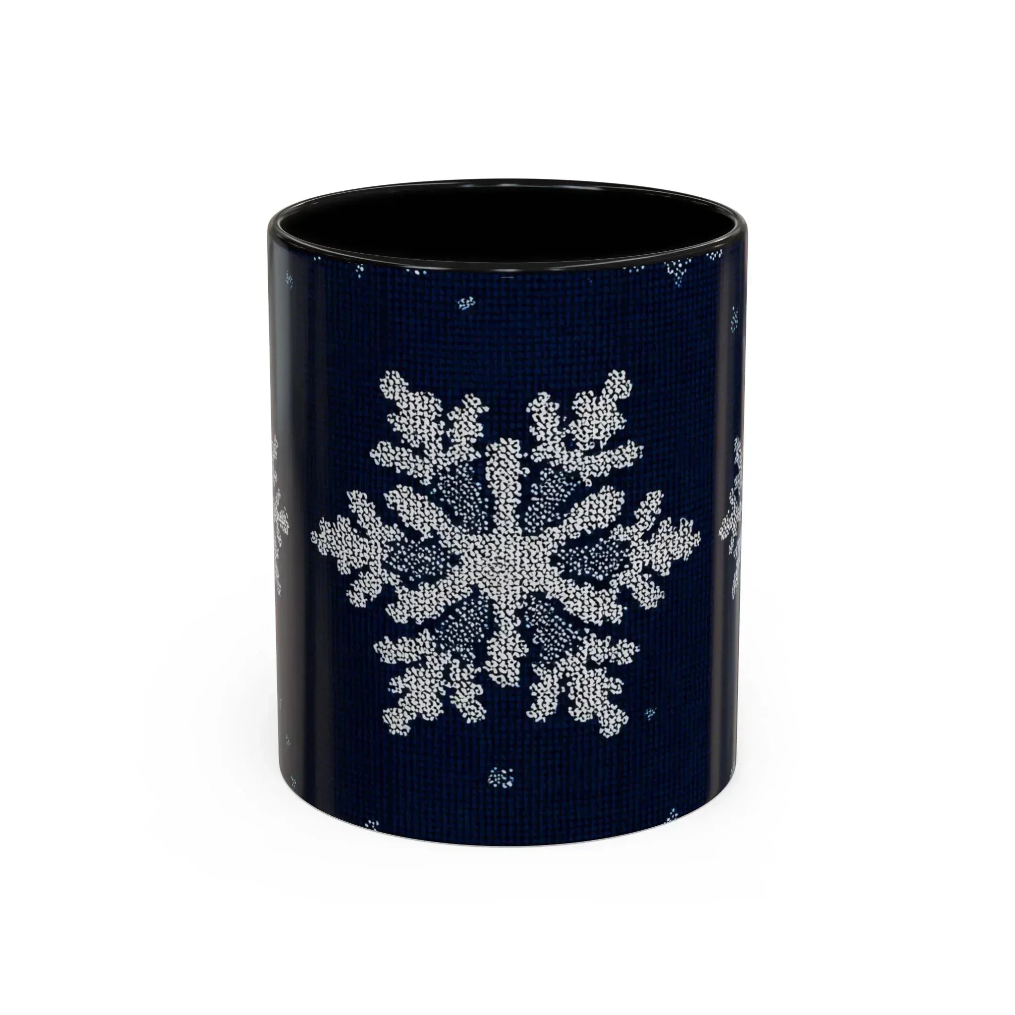 Snowflake Mug - Accent Coffee Mug (11, 15oz) - KARARMDESIGN