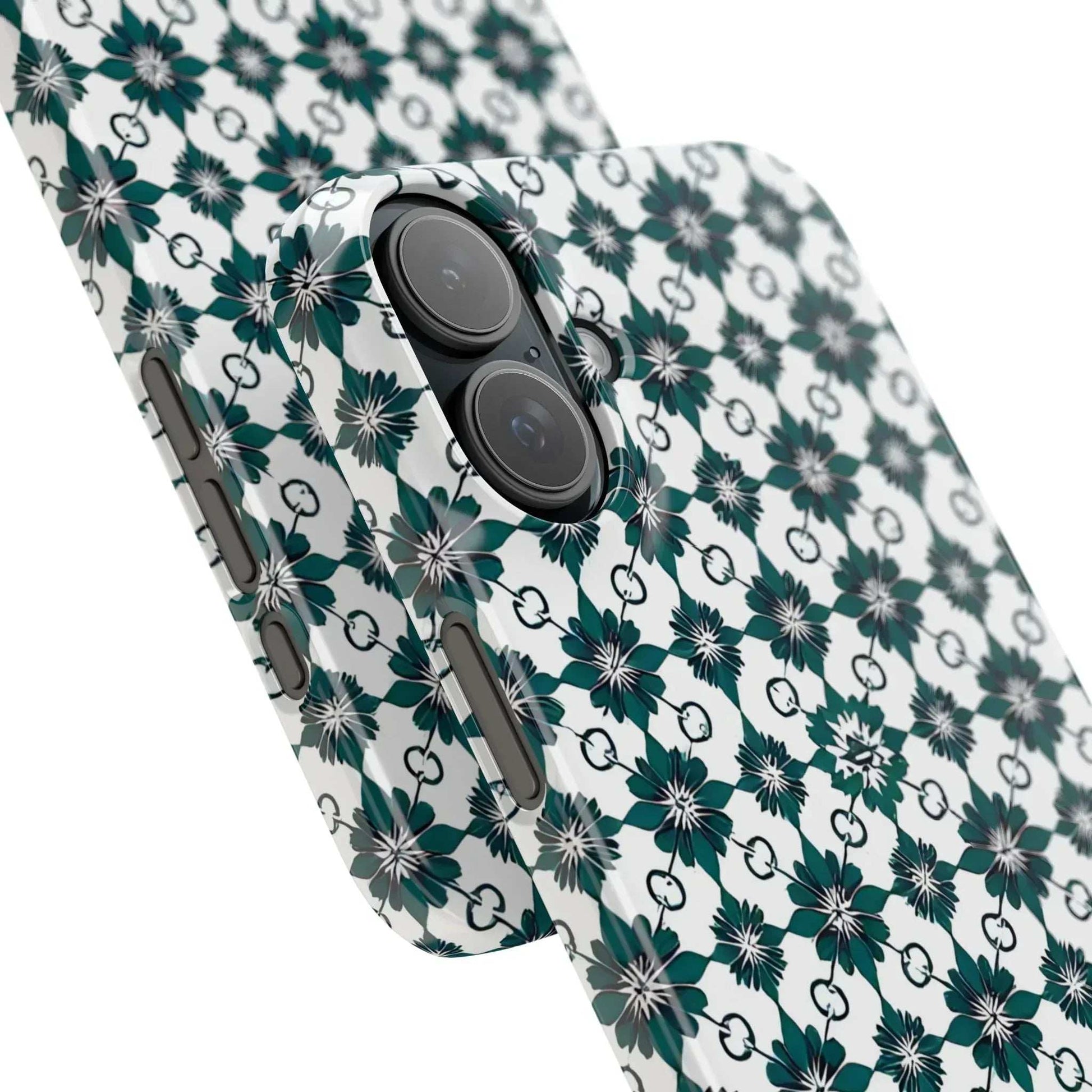 Elegant Geometric Pattern Phone Case for iPhone 11-17 - KARARMDESIGN