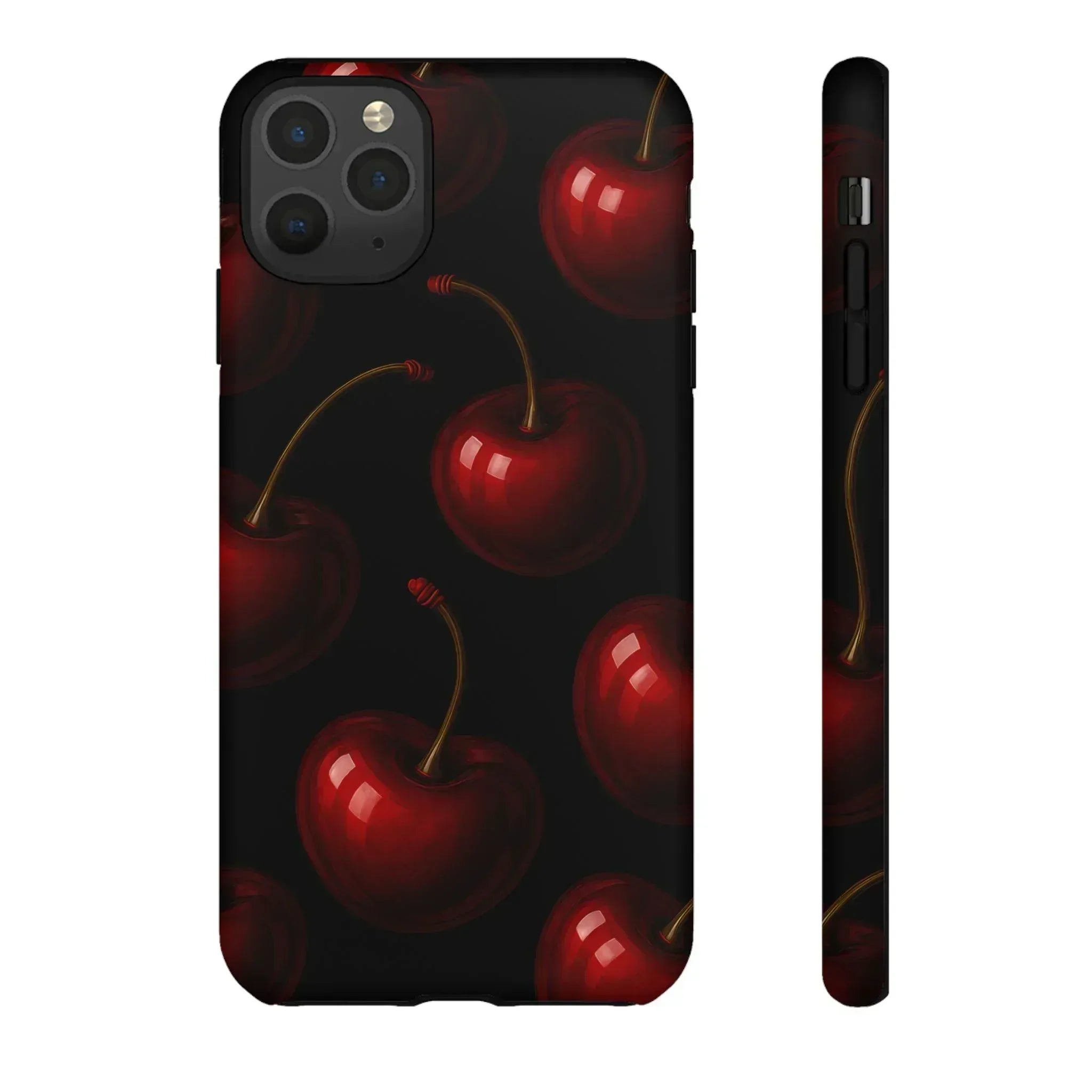 Cherry Phone Case for iPhone X-16 and Galaxy S20-S25 - KARARMDESIGN