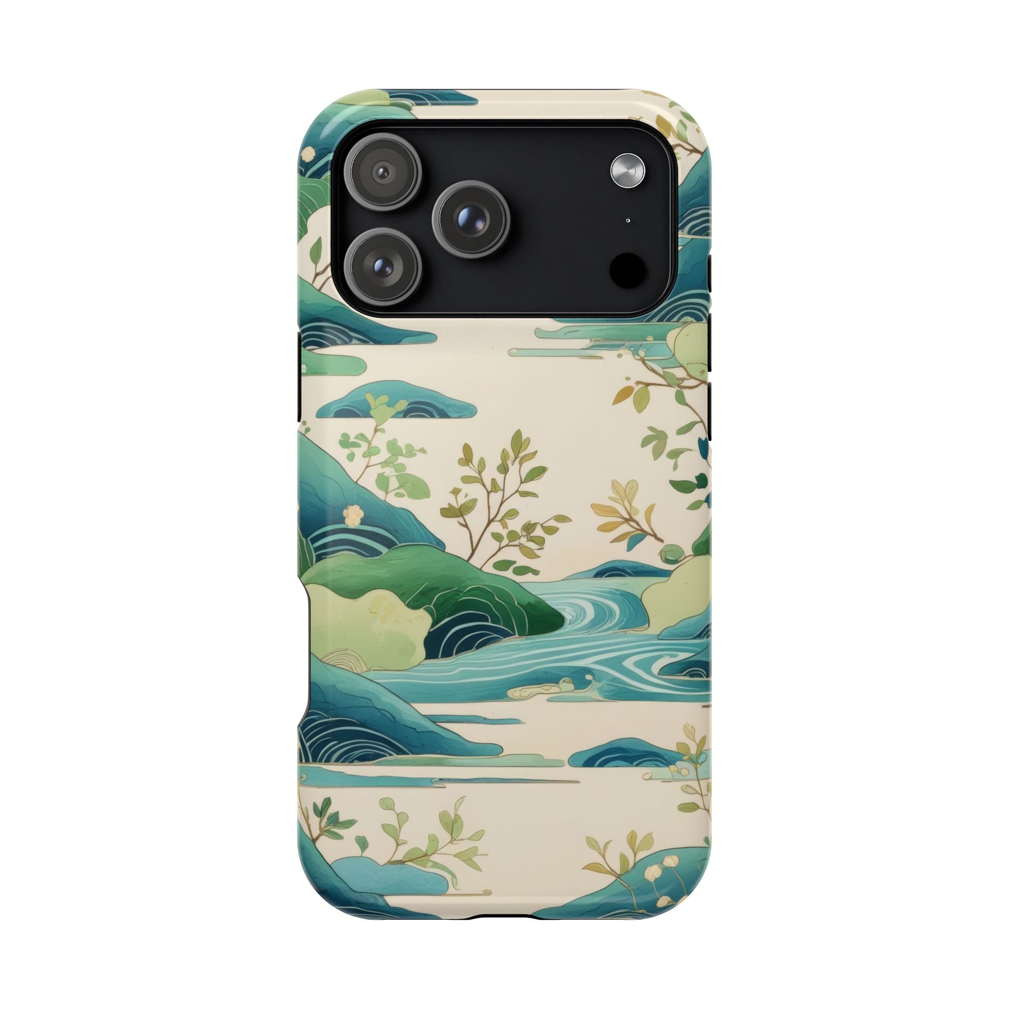 Nature Landscape Phone Case for iPhone 11-17 and Galaxy S22-S26