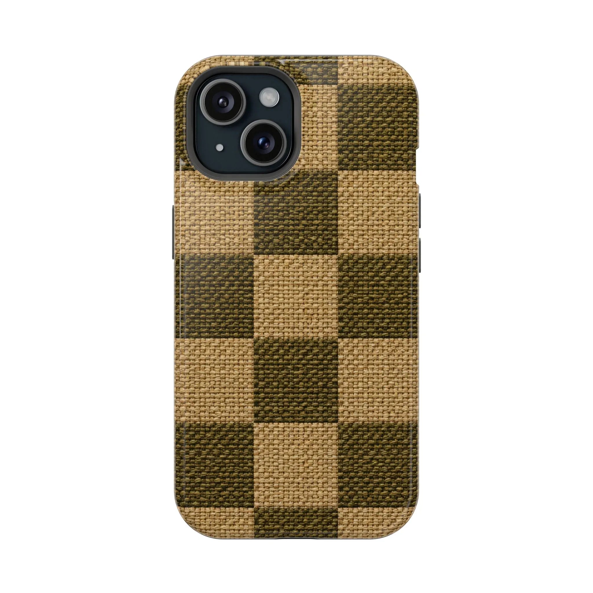 Rustic Woven Phone Case for iPhone 11-17 and Galaxy S21-S22 - KARARMDESIGN