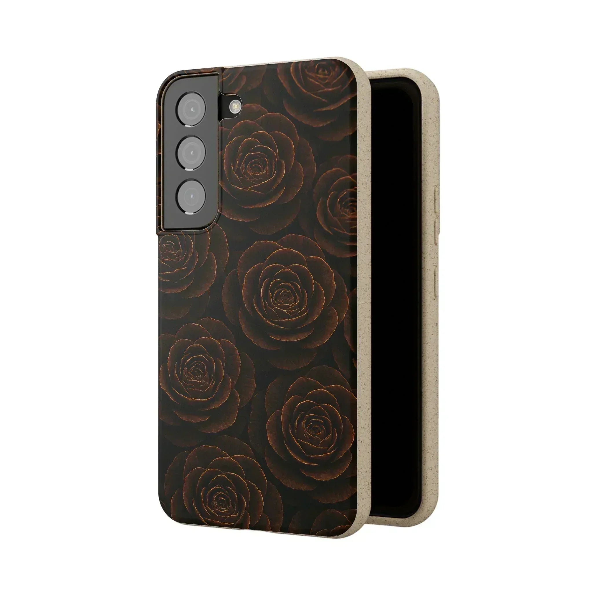 Wooden Roses Phone Case for iPhone 11-16 and Samsung Galaxy S20-S22 - KARARMDESIGN