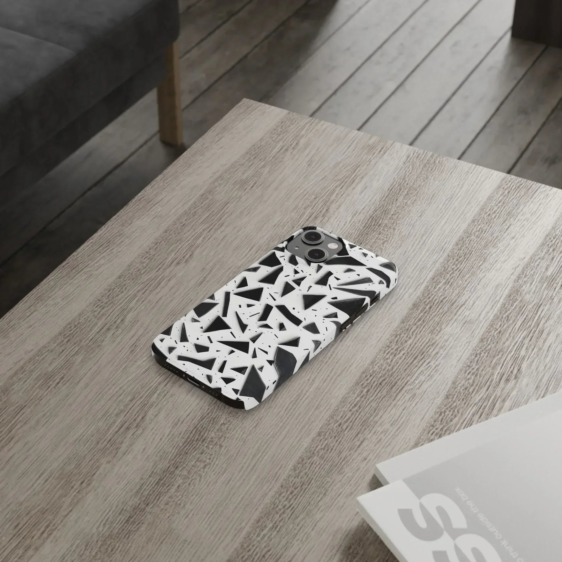 Abstract Slim Phone Case for iPhone 11-17 - KARARMDESIGN