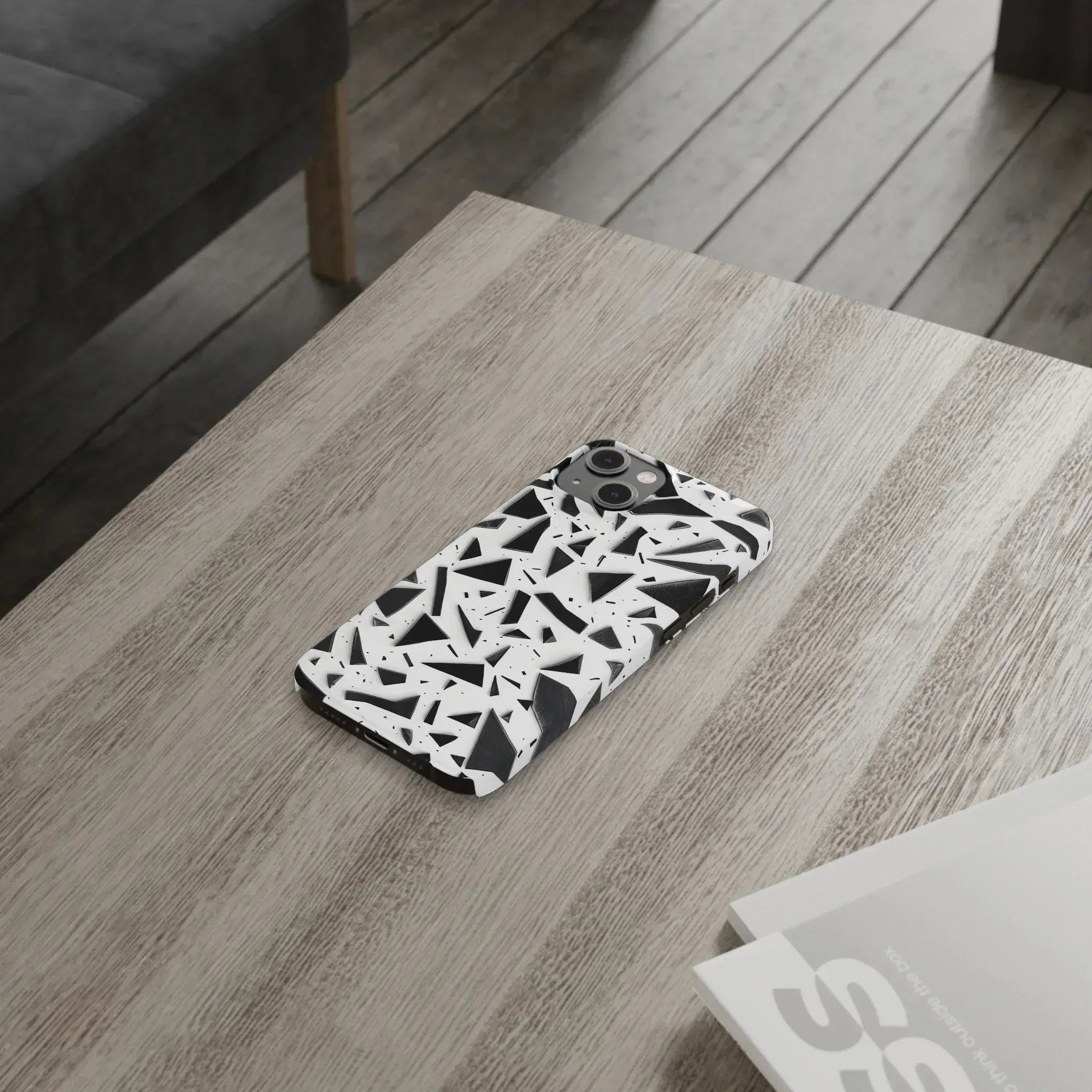 Abstract Slim Phone Case for iPhone 11-17 - KARARMDESIGN