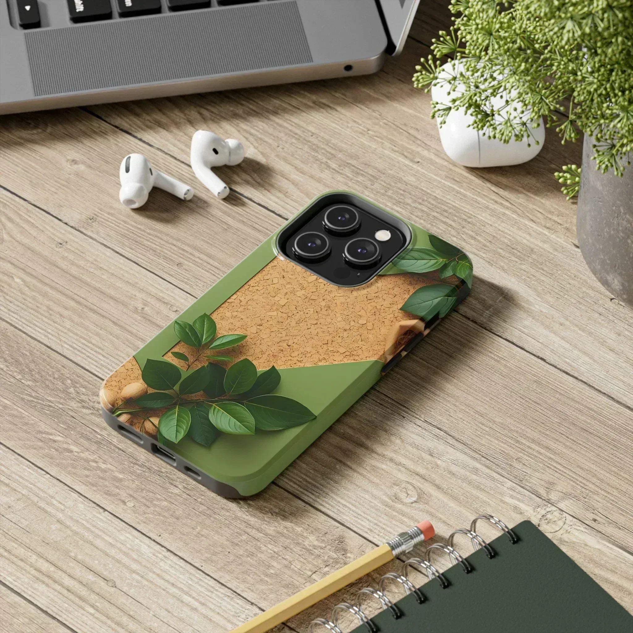 Eco-Inspired Phone Case for iPhone 11-16 and Galaxy S21-S24 - KARARMDESIGN