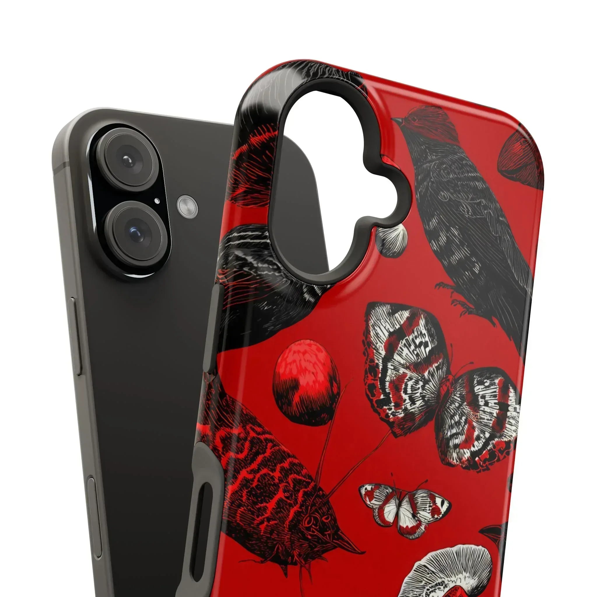 Crimson Wilderness Phone Case for iPhone 11-17 - KARARMDESIGN