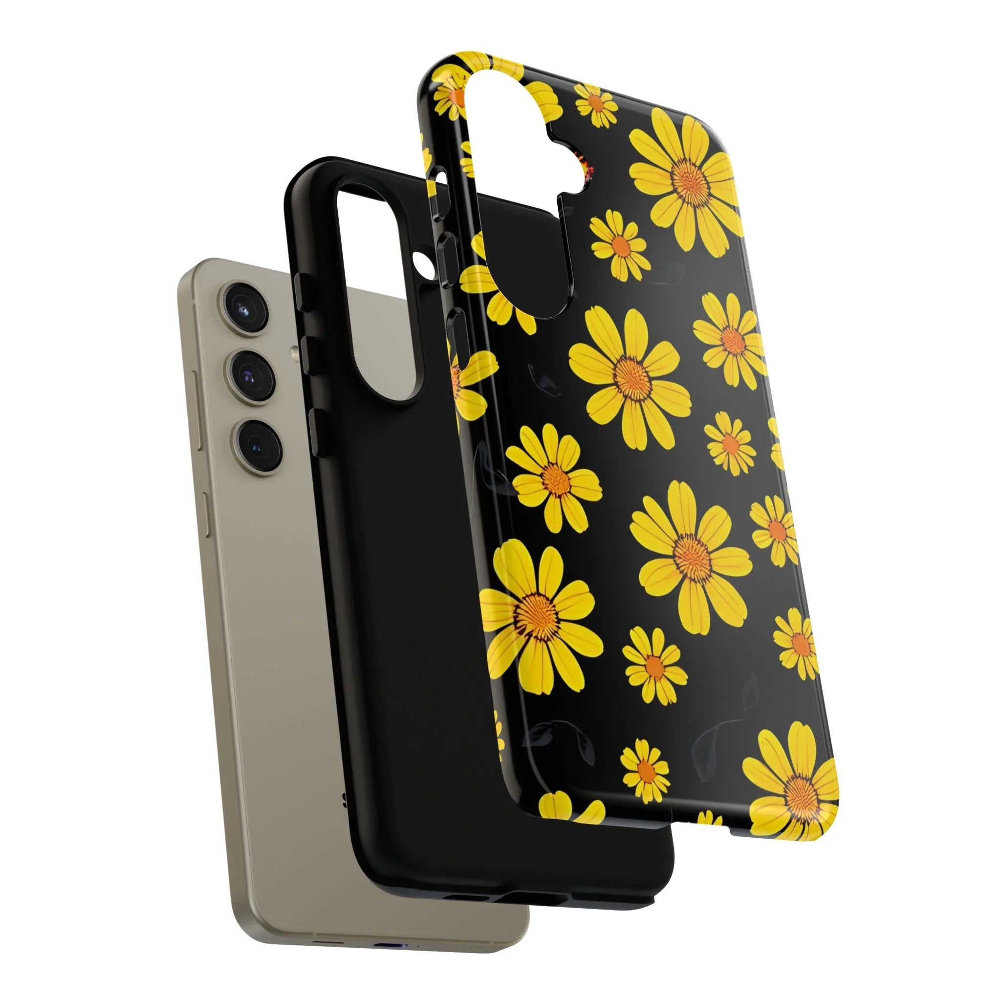 Elegant Floral Phone Case for Samsung Galaxy S20-S25 - KARARMDESIGN