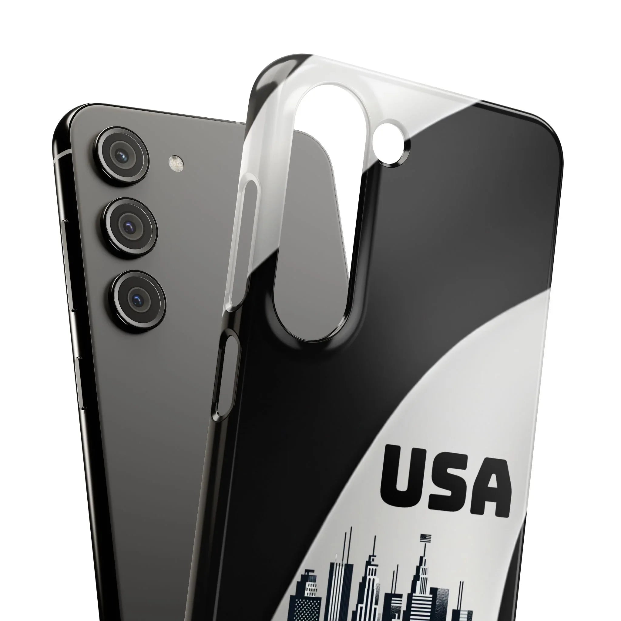 Monochrome New York City Phone Case for iPhone, Galaxy & Pixel - KARARMDESIGN