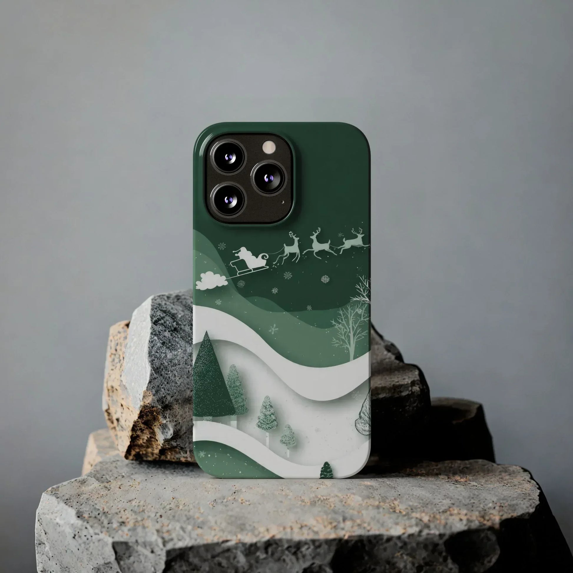 Evergreen Forest Phone Case for iPhone 11–17 - KARARMDESIGN