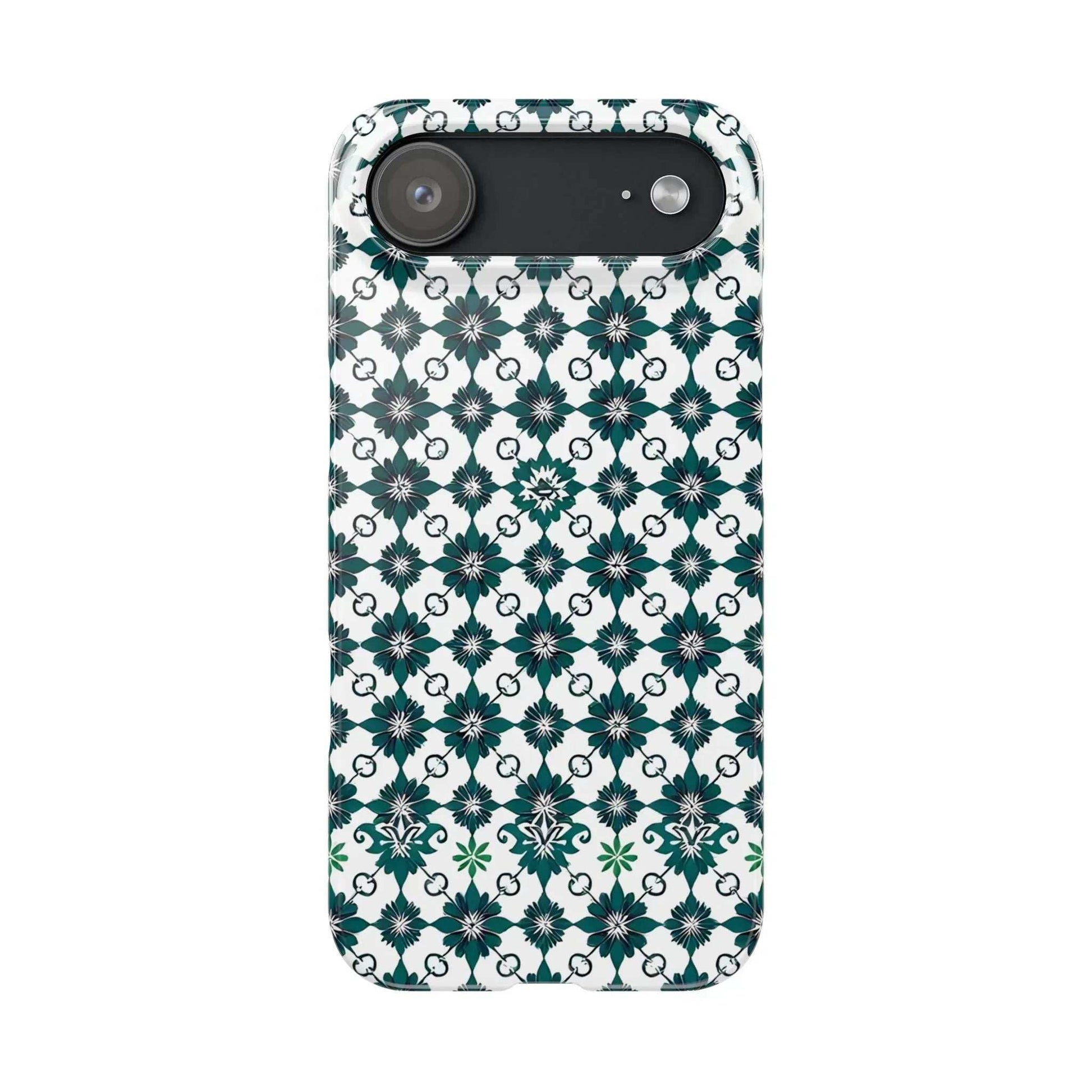 Elegant Geometric Pattern Phone Case for iPhone 11-17 - KARARMDESIGN