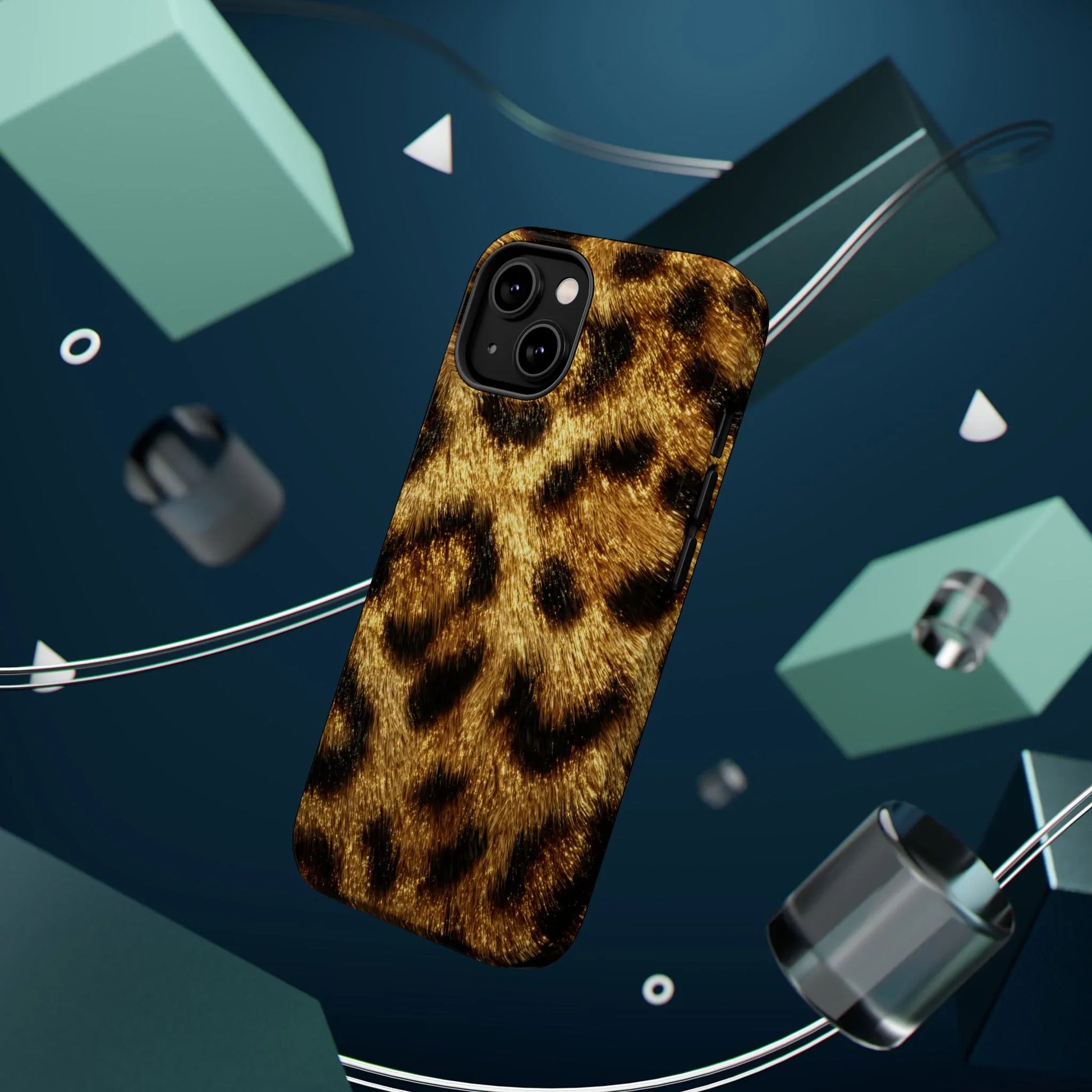 Leopard Print Phone Case for iPhone 13-17 - KARARMDESIGN