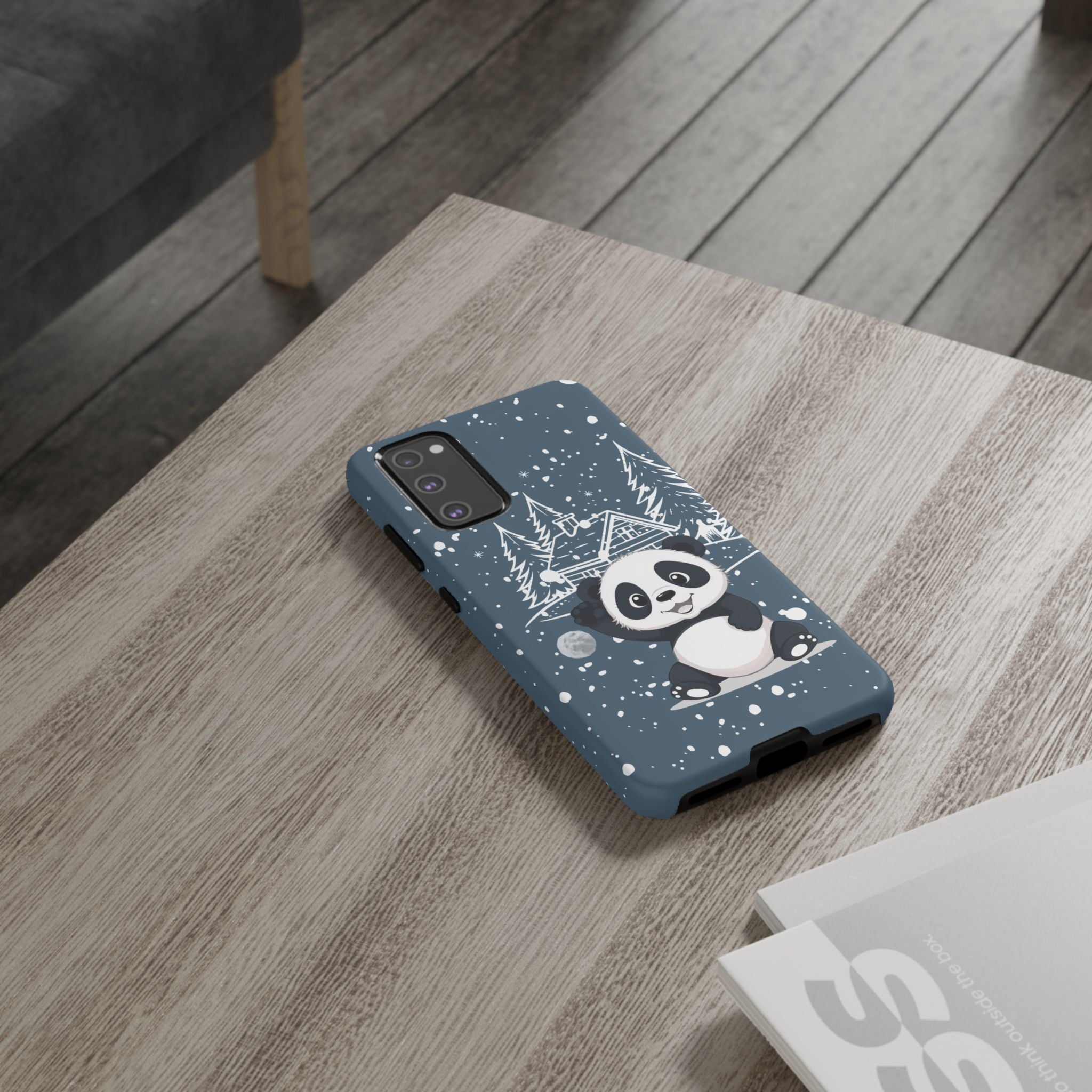 Cute Panda Phone Case for Samsung Galaxy S20–S26 & Google Pixel 6–9