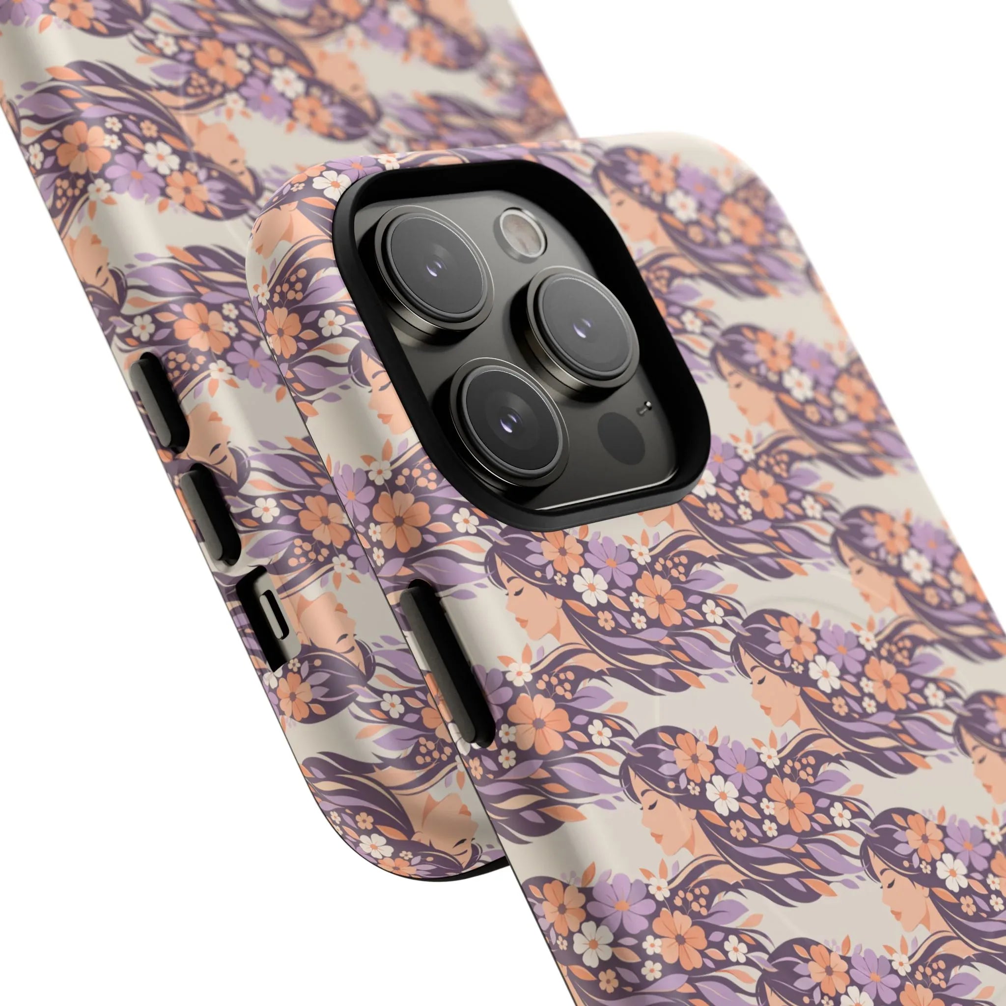 Floral Goddess Phone Case for iPhone 13-17 - KARARMDESIGN