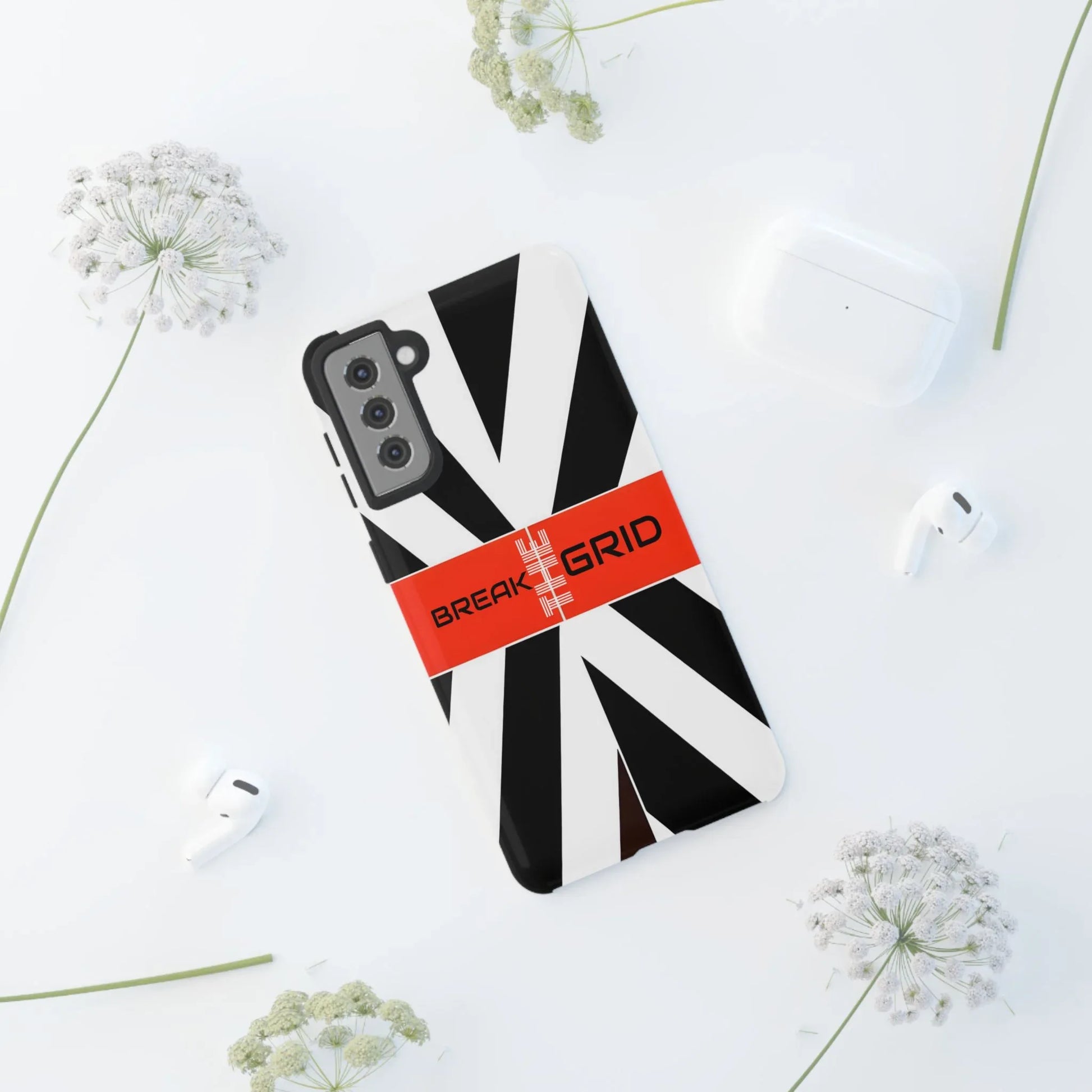 Break The Grid Phone Case for iPhone 11–16 and Galaxy S20–S25 - KARARMDESIGN