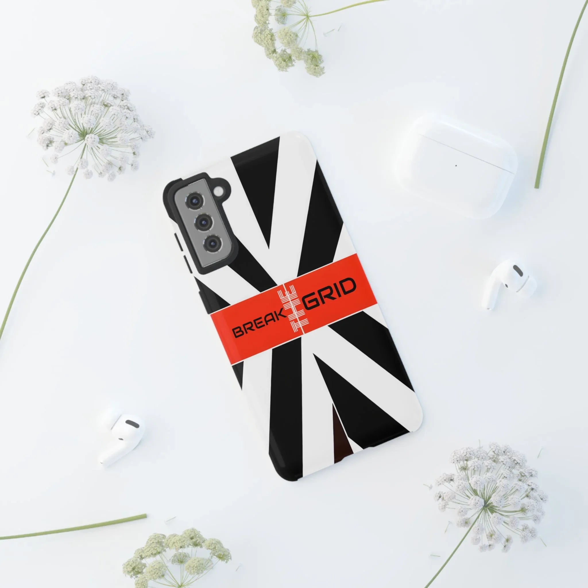 Break The Grid Phone Case for iPhone 11–16 and Galaxy S20–S25 - KARARMDESIGN