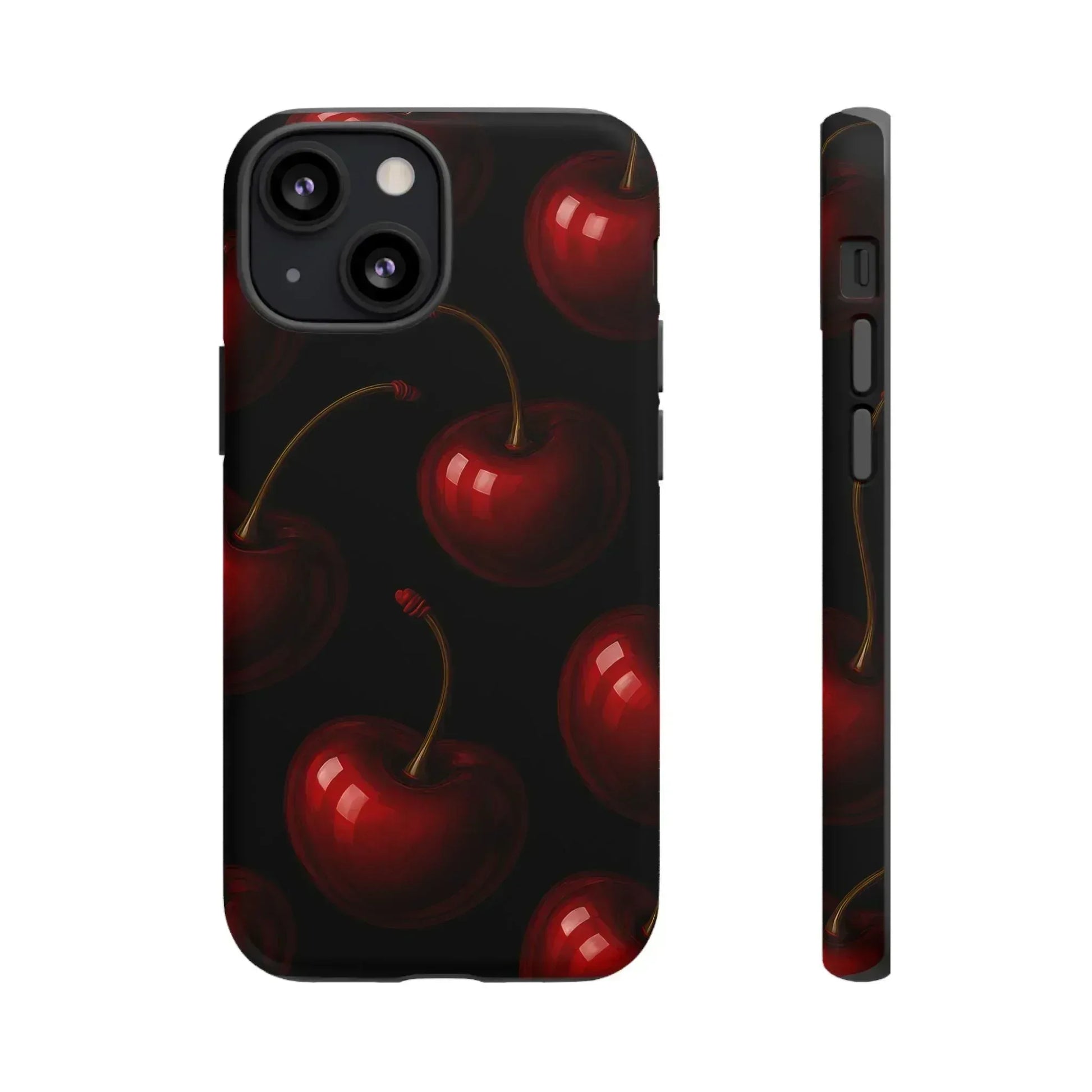 Cherry Phone Case for iPhone X-16 and Galaxy S20-S25 - KARARMDESIGN
