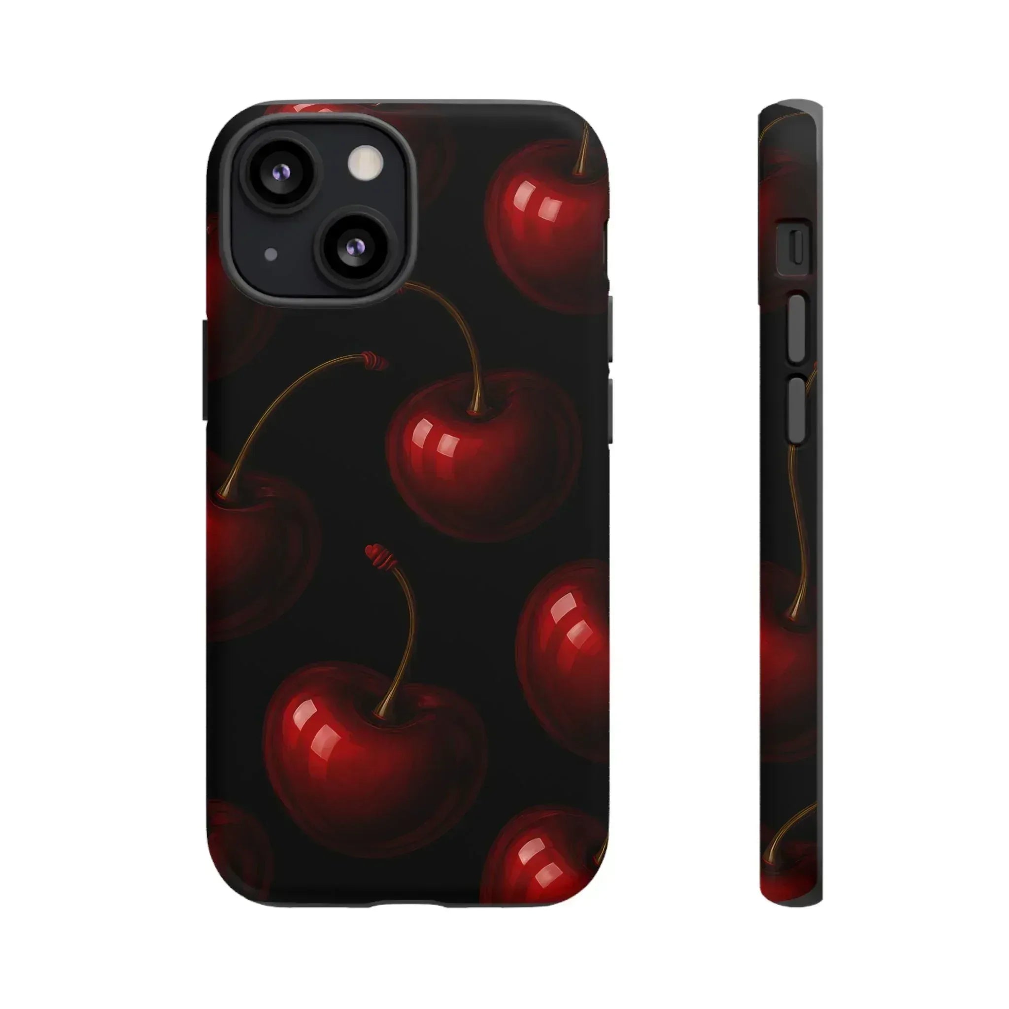 Cherry Phone Case for iPhone X-16 and Galaxy S20-S25 - KARARMDESIGN