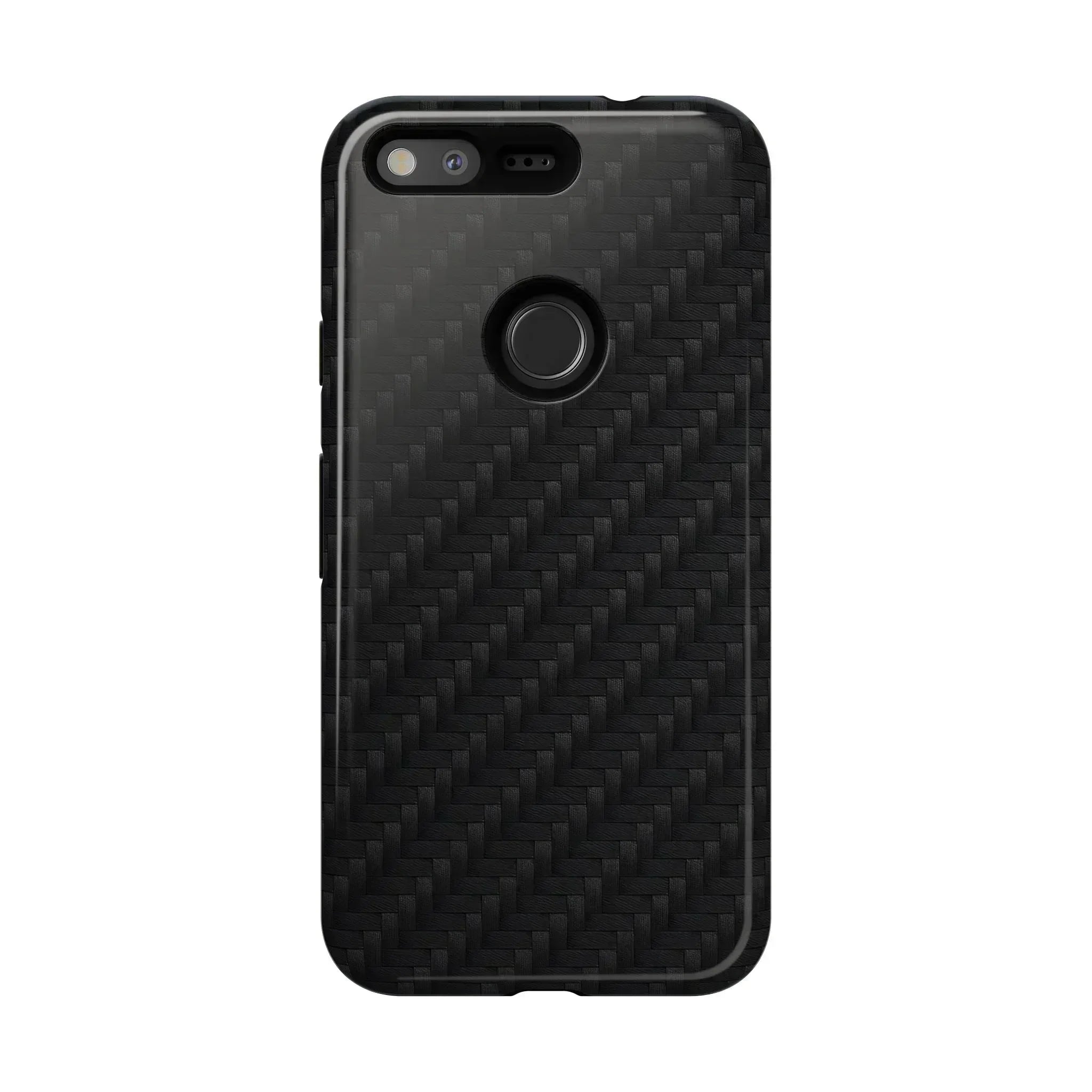 Black Carbon Phone Case for iPhone 8-16 and Google Pixel up to 9 - KARARMDESIGN