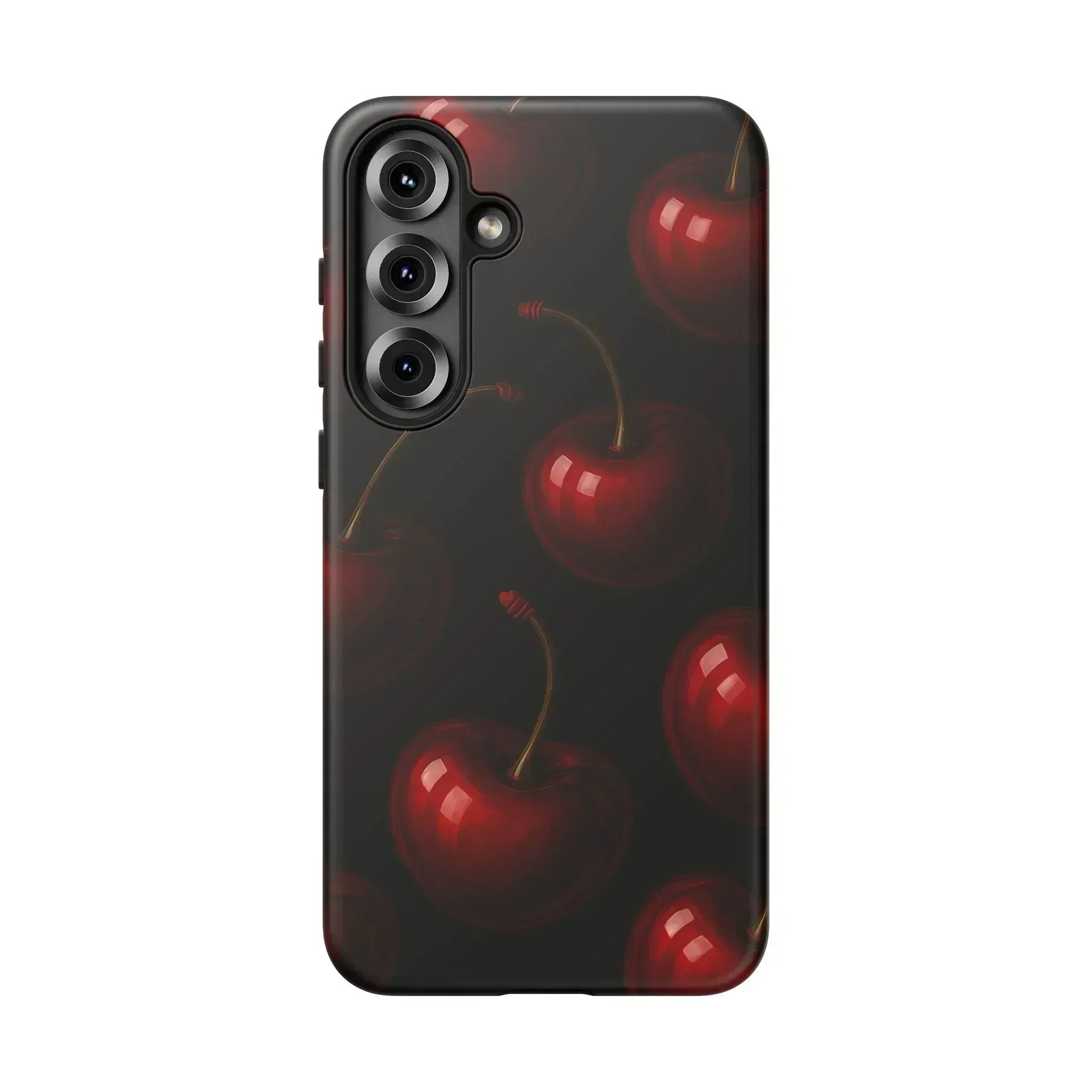 Cherry Phone Case for iPhone X-16 and Galaxy S20-S25 - KARARMDESIGN
