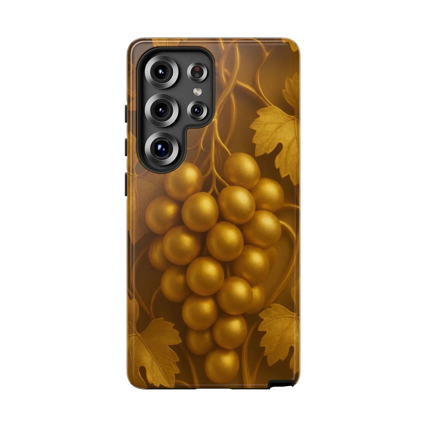 Golden Grapes Phone Case for Samsung Galaxy S10-S25 Models - KarArmDesign