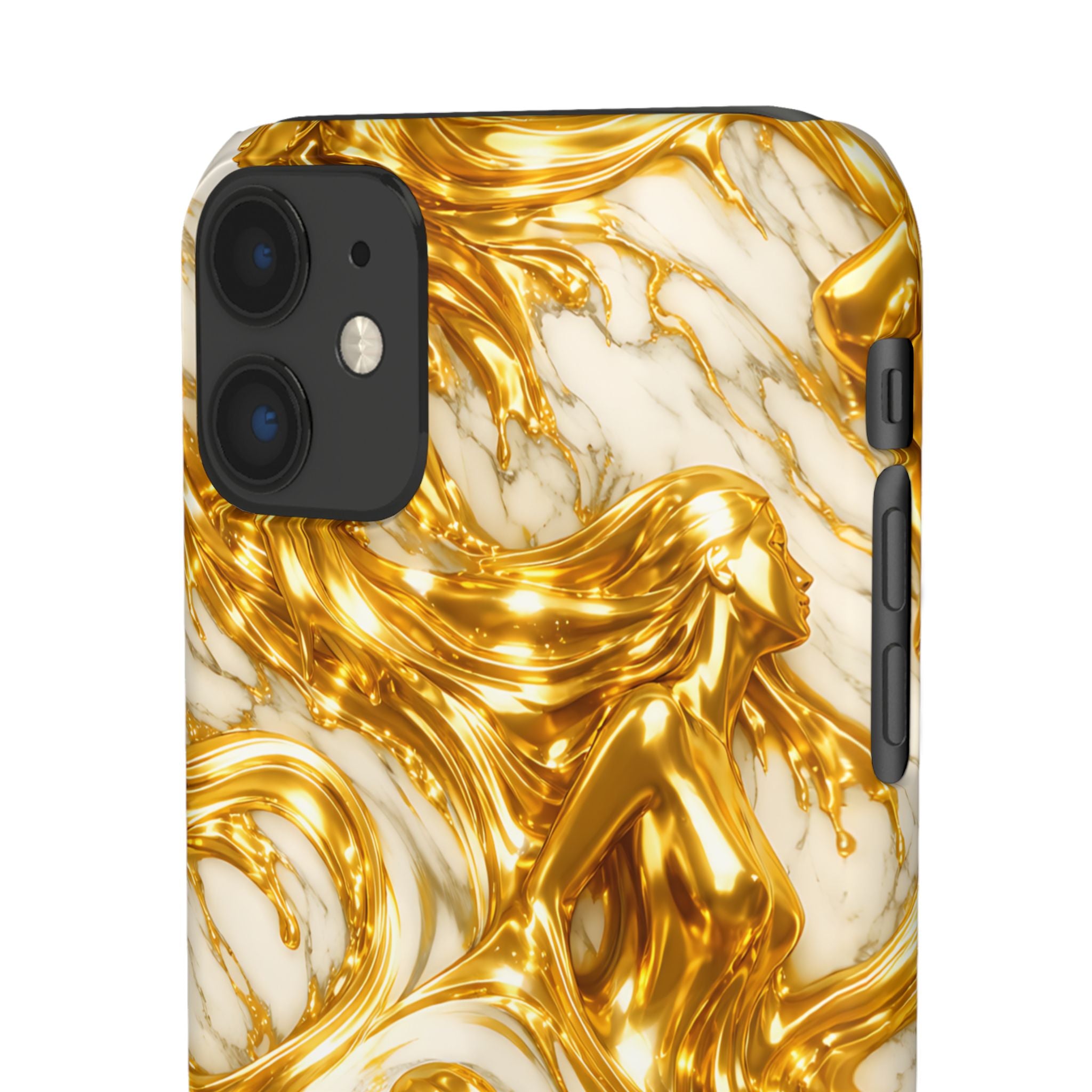 Divine Gold Woman Snap Phone Case for iPhone & Galaxy