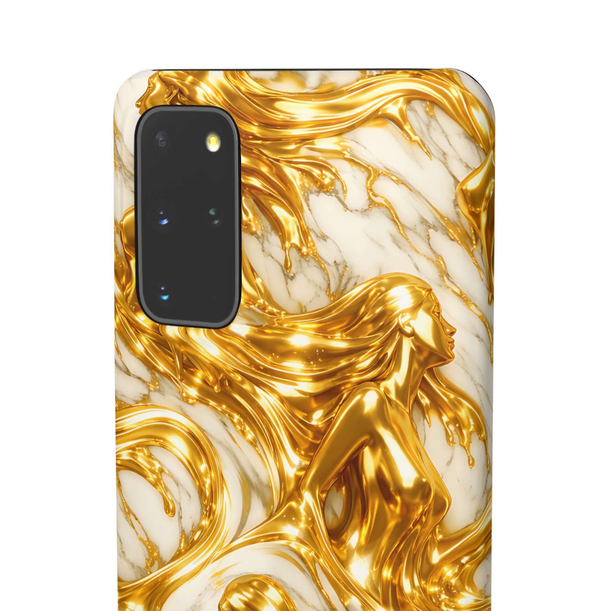 Divine Gold Woman Snap Phone Case for iPhone & Galaxy
