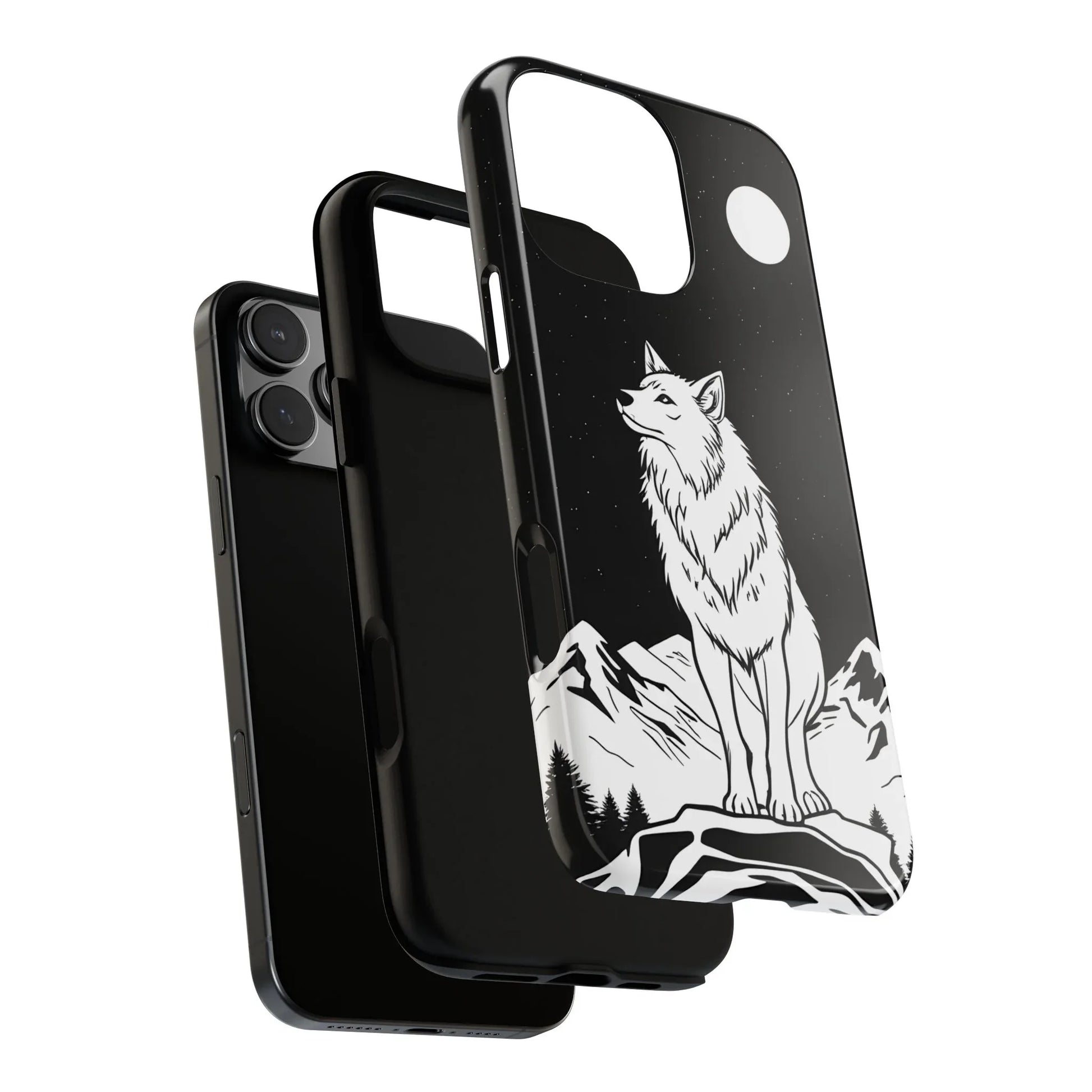 Majestic Wolf Phone Case for iPhone and Galaxy - KARARMDESIGN
