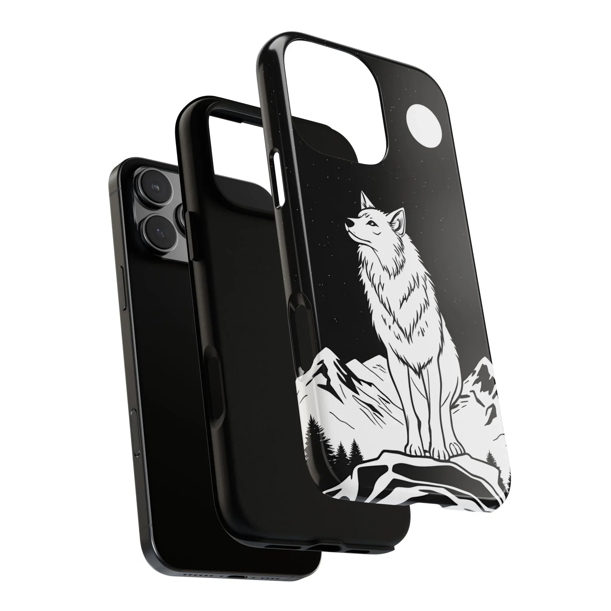 Majestic Wolf Phone Case for iPhone and Galaxy - KARARMDESIGN