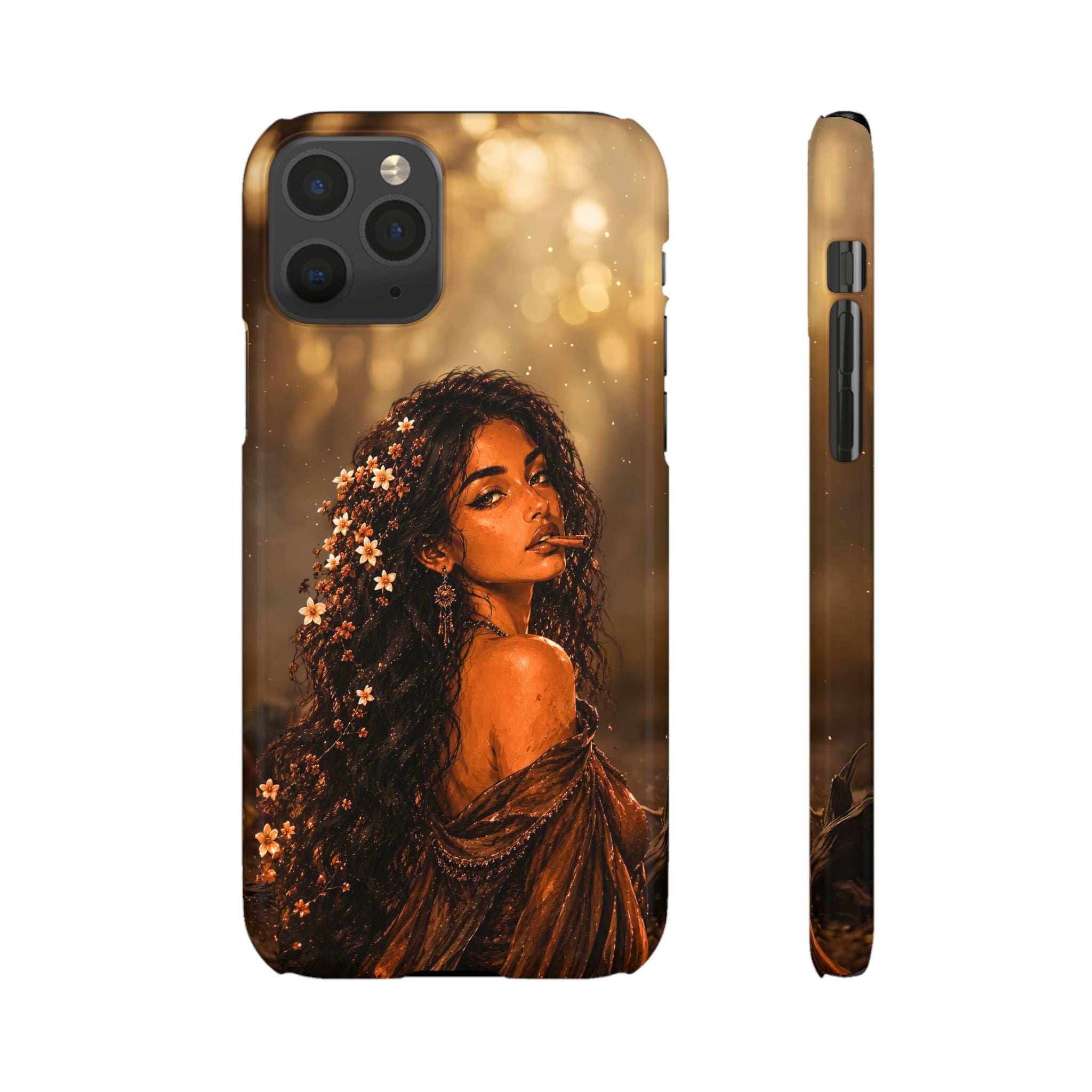 Cinnamon Girl Phone Case for iPhone 11-17 & Samsung Galaxy S20-S26