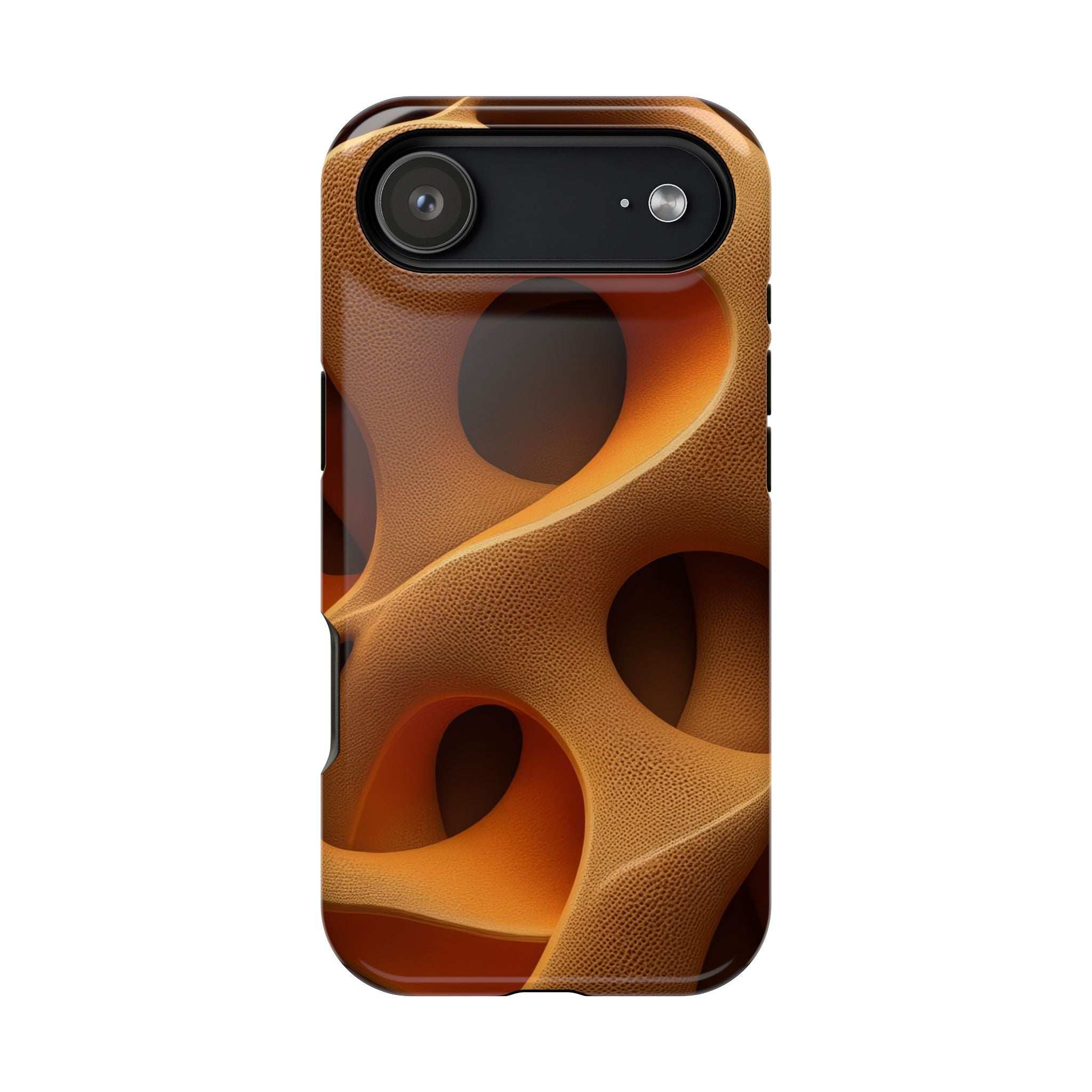 Amber Flow Phone Case for iPhone 11-17 and Samsung Galaxy S21-S26 Models