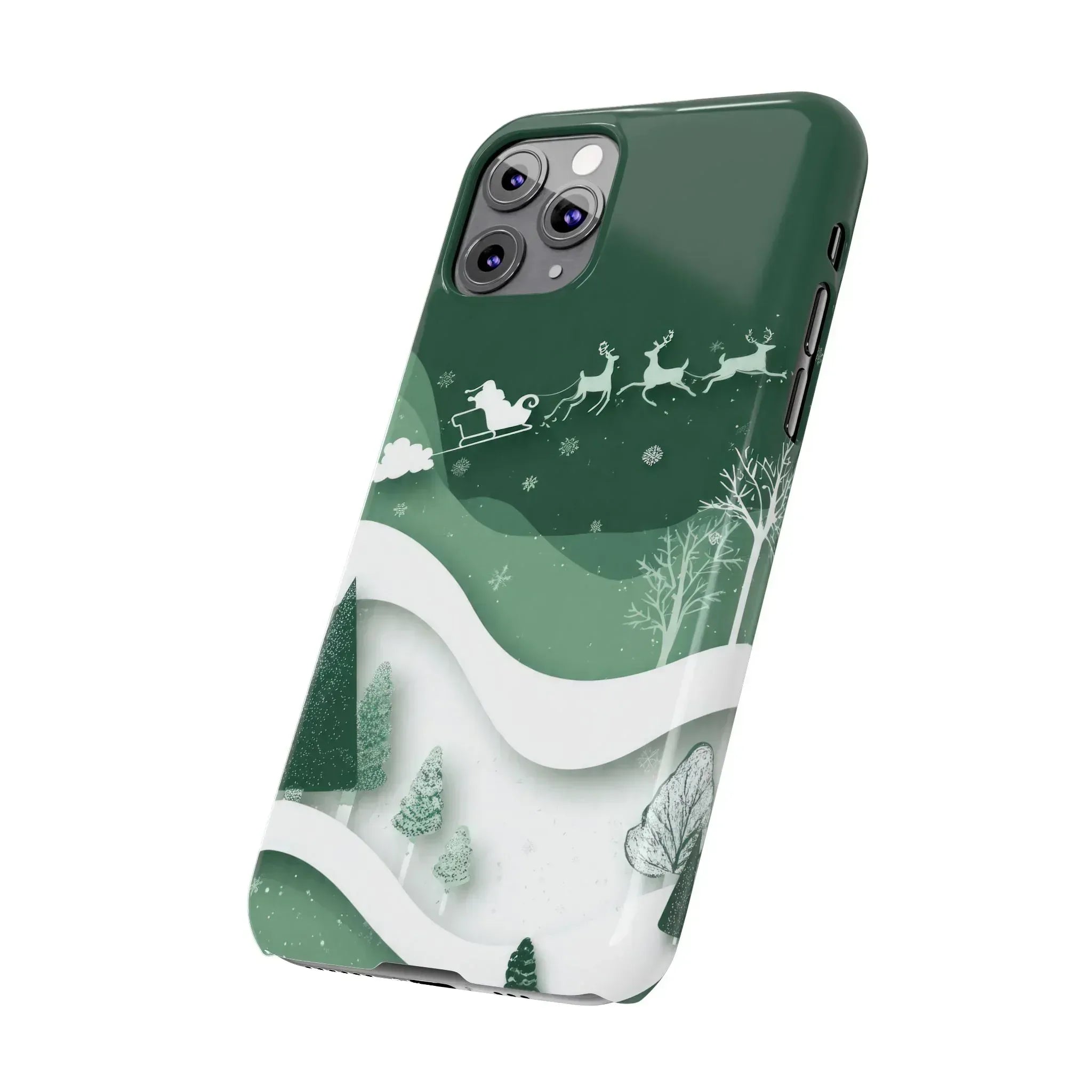 Evergreen Forest Phone Case for iPhone 11–17 - KARARMDESIGN
