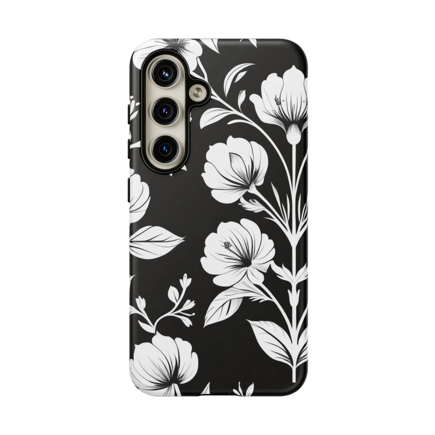 ElegantFloral Phone Case for Samsung Galaxy S10-S25 Models - KarArmDesign