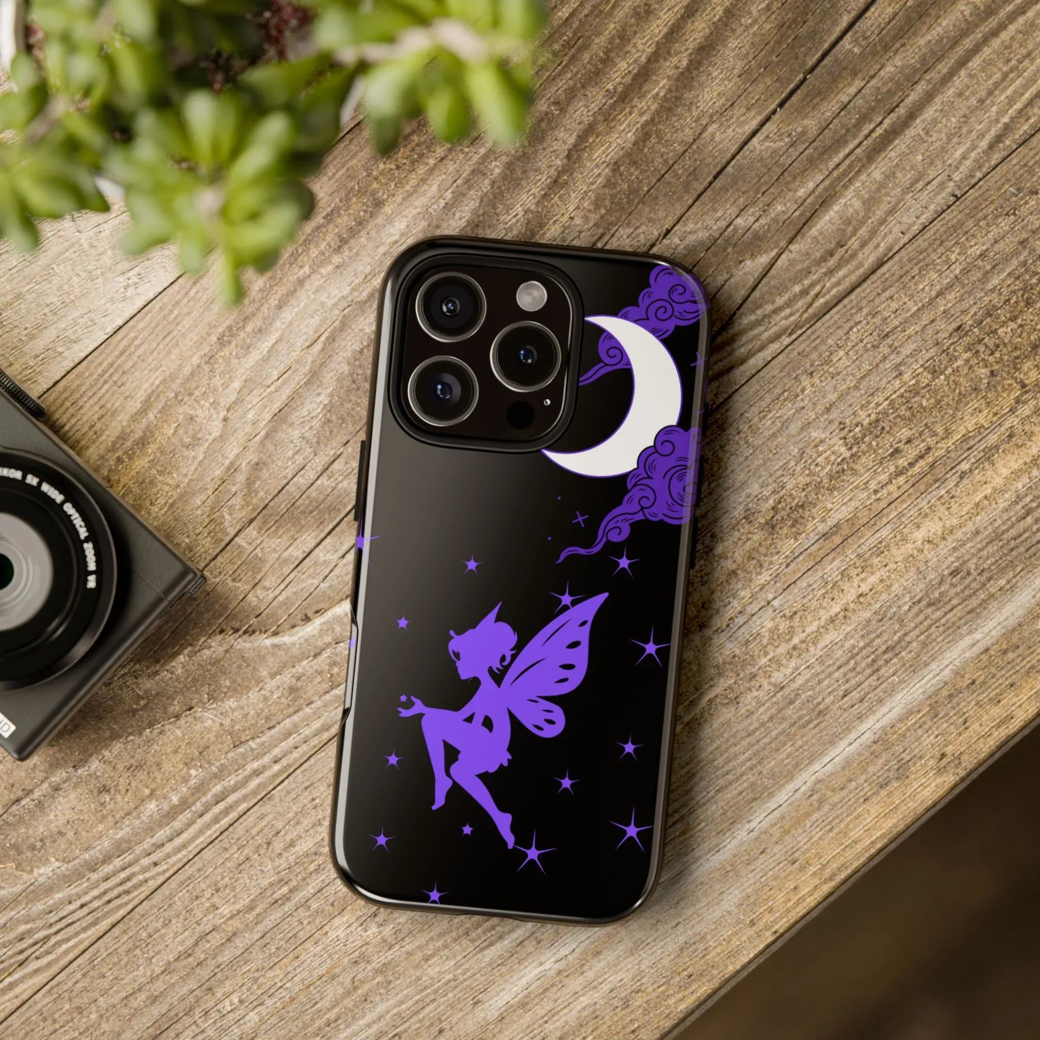 Moonlit Fairy Phone Case for iPhone 8-16 and Galaxy S10-S23 - KARARMDESIGN