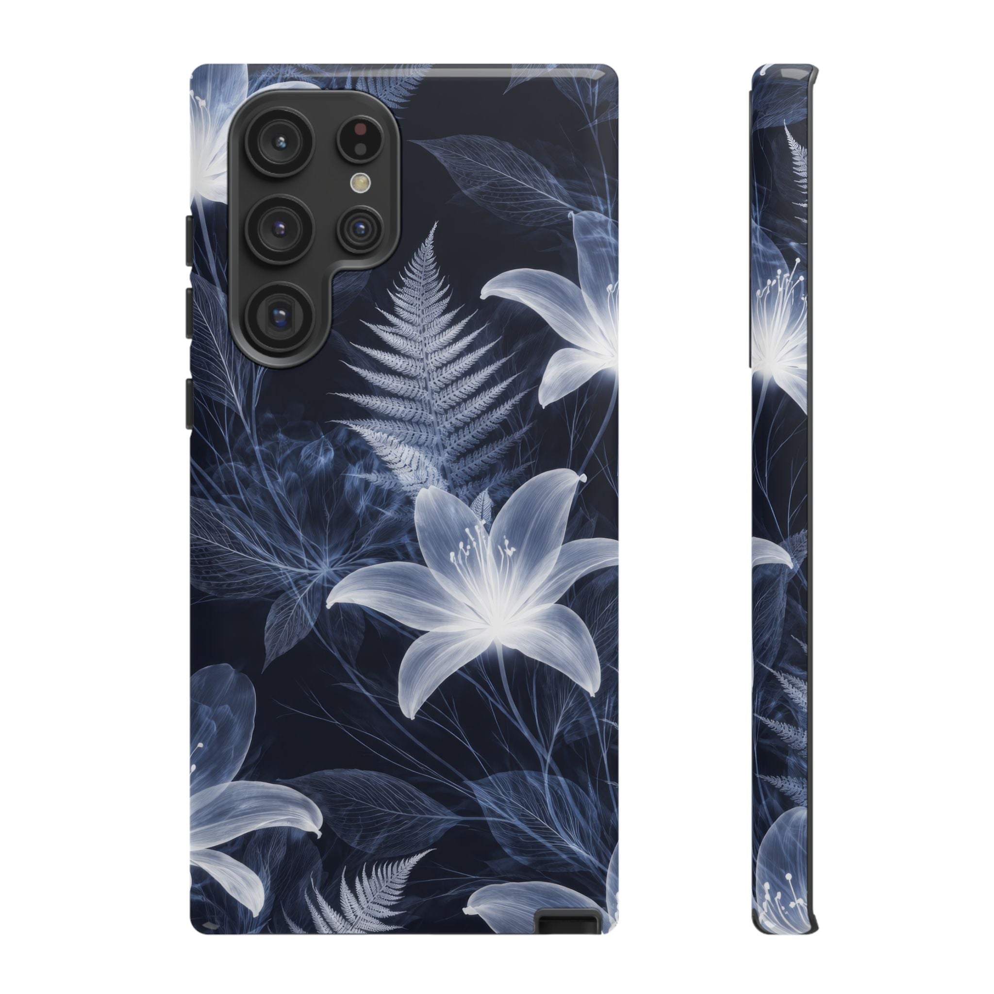 Moonlight Garden Phone Case for iPhone 11-17 and Galaxy S20-S26