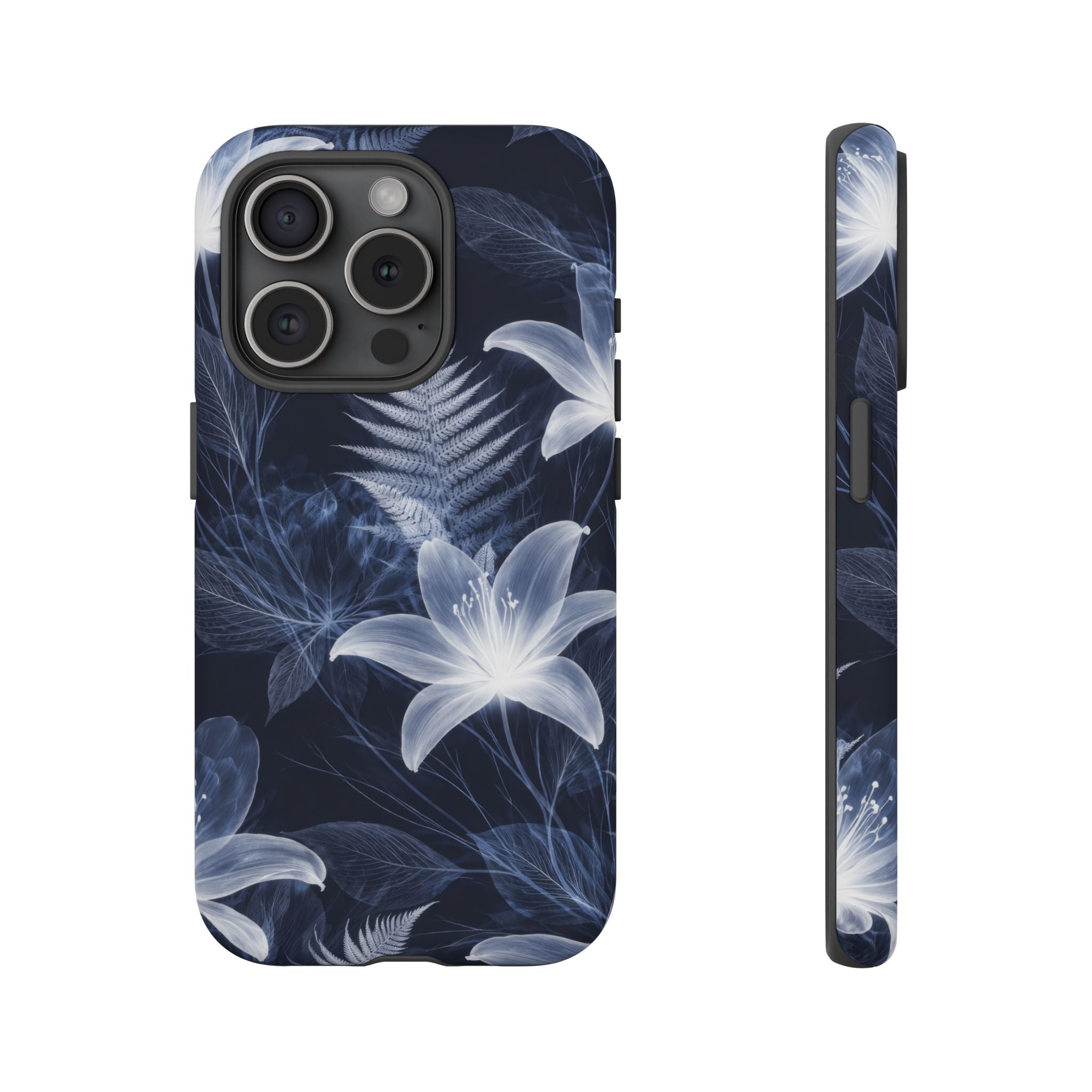 Moonlight Garden Phone Case for iPhone 11-17 and Galaxy S20-S26