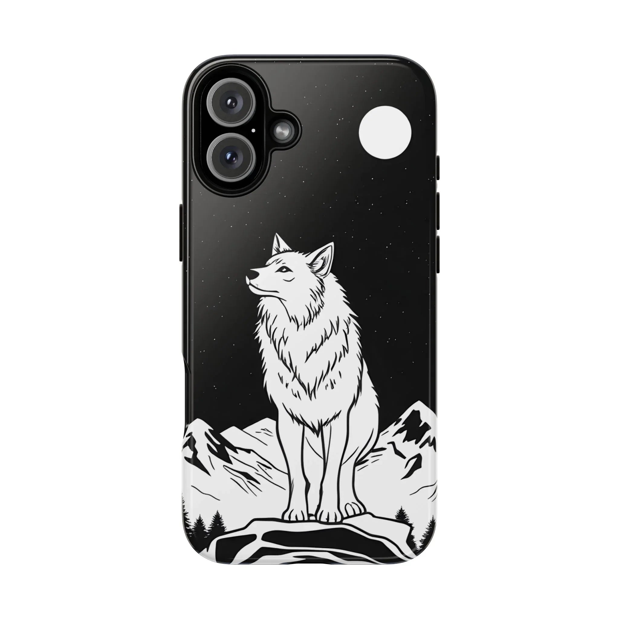 Majestic Wolf Phone Case for iPhone and Galaxy - KARARMDESIGN