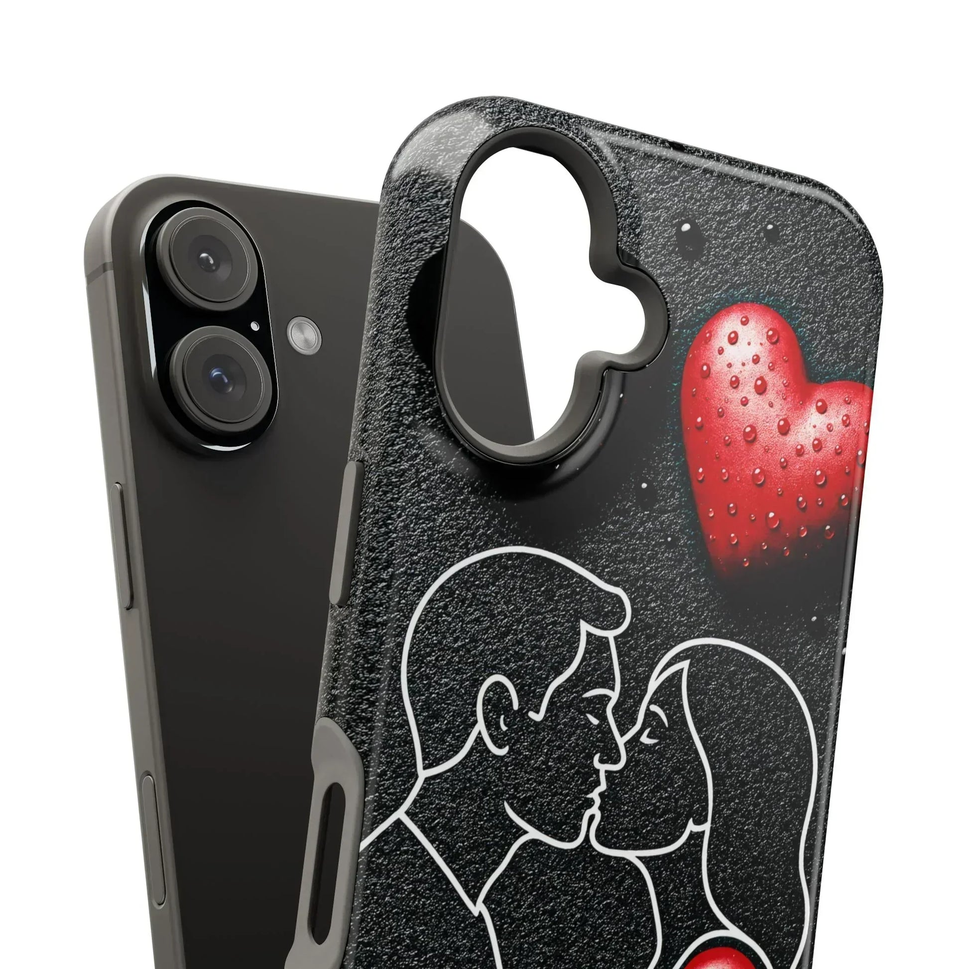 Midnight Kiss Phone Case for iPhone 13-16 Models - KarArmDesign