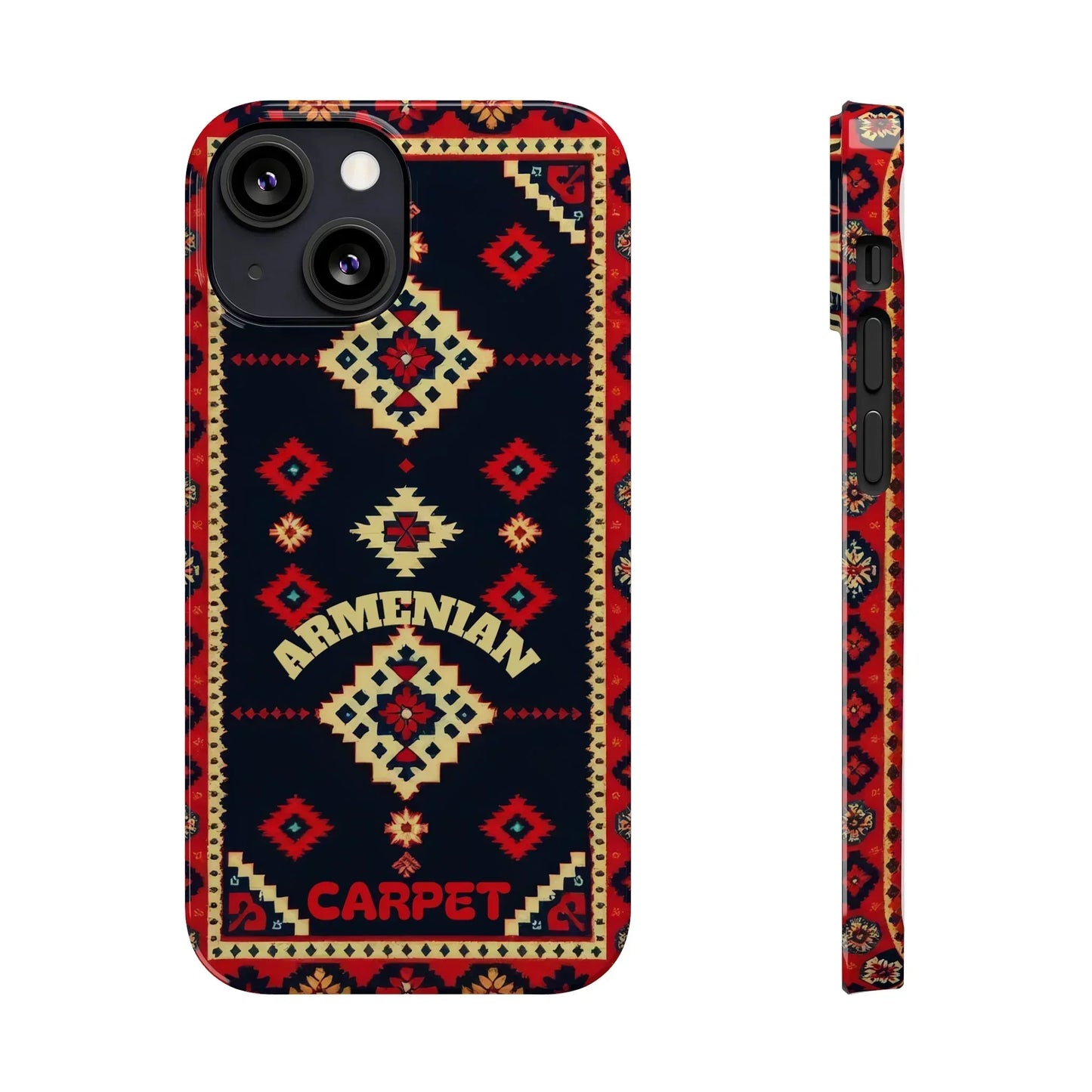 Armenian Carpet Pattern Traditional Ethnic Design Phone Case for iPhone 7-16 Models - KarArmDesign