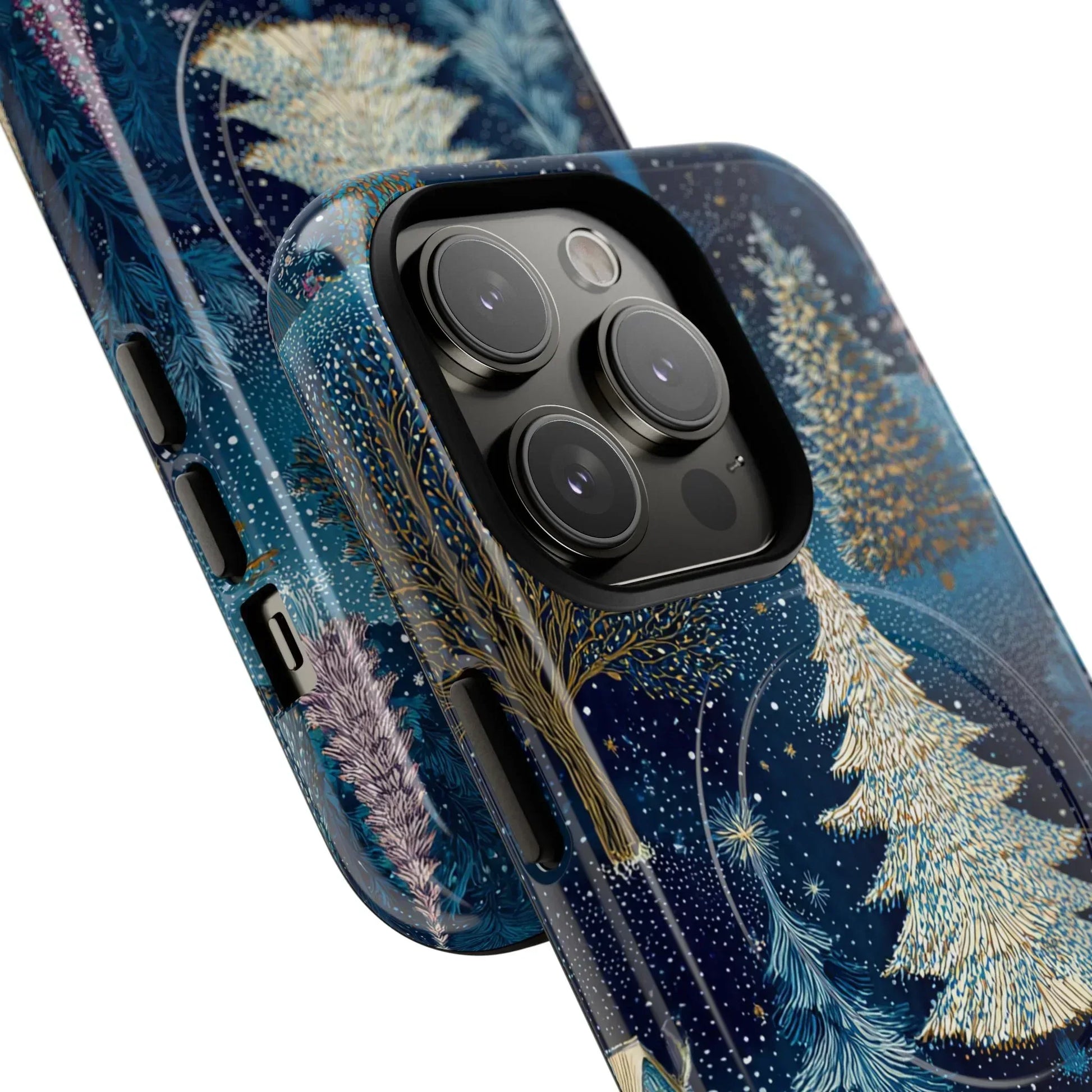 Midnight Sparkle Forest Phone Case for iPhone 13-17 - KARARMDESIGN