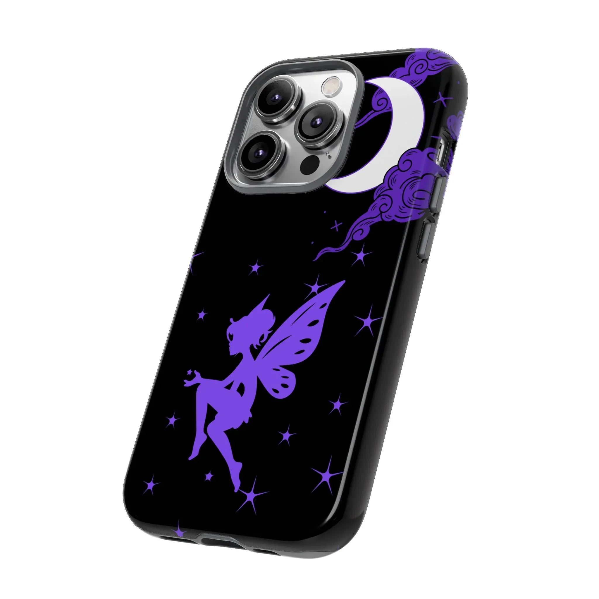 Moonlit Fairy Phone Case for iPhone 8-16 and Galaxy S10-S23 - KARARMDESIGN