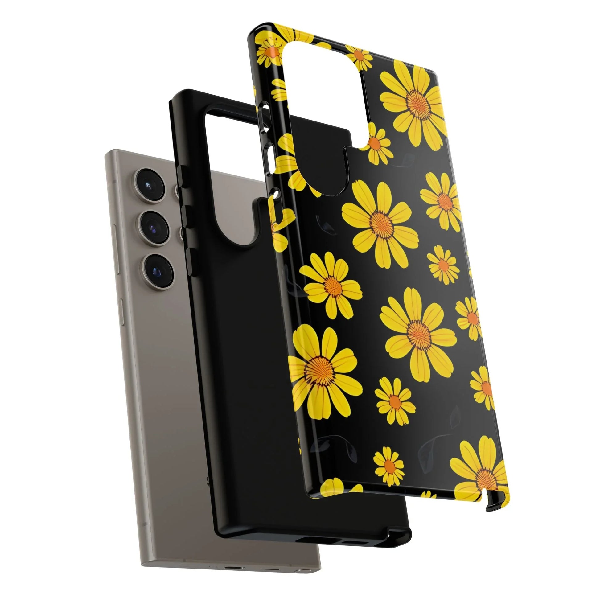Elegant Floral Phone Case for Samsung Galaxy S20-S25 - KARARMDESIGN