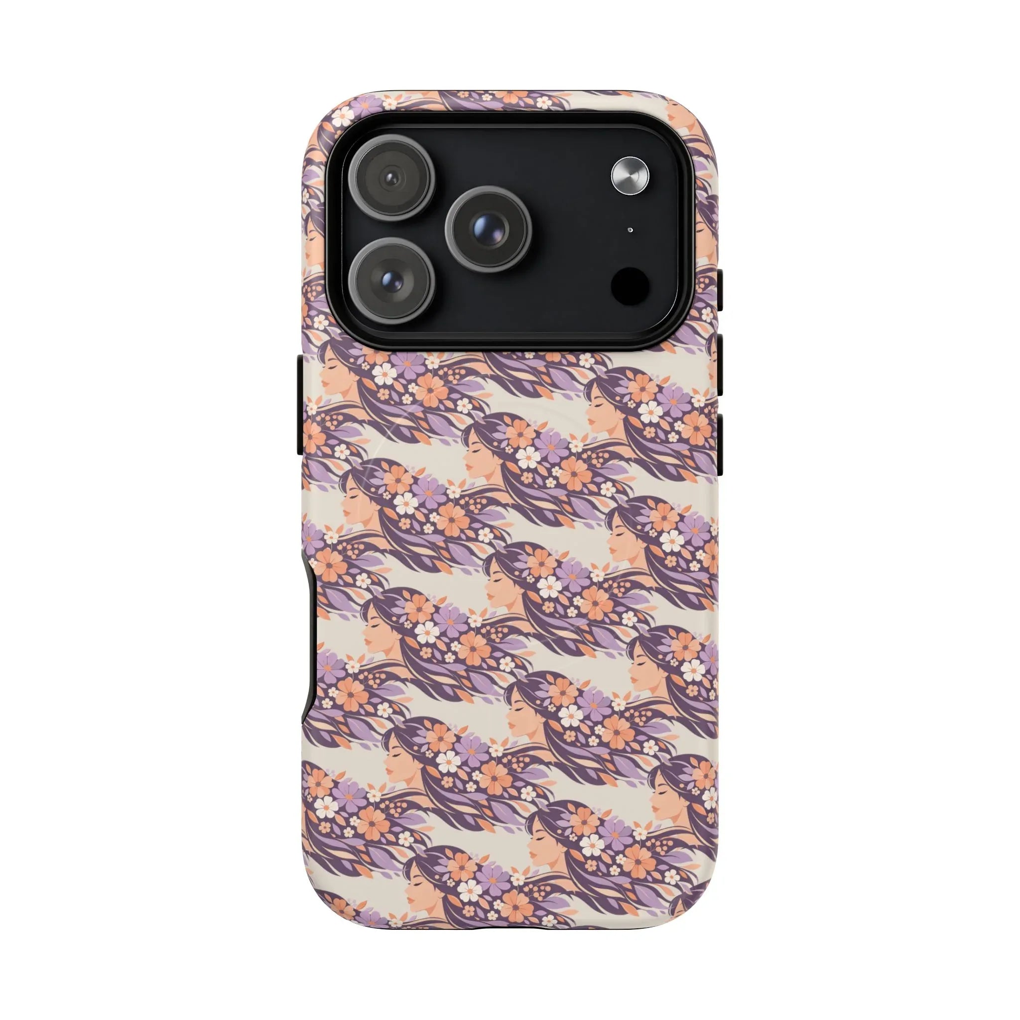 Floral Goddess Phone Case for iPhone 13-17 - KARARMDESIGN