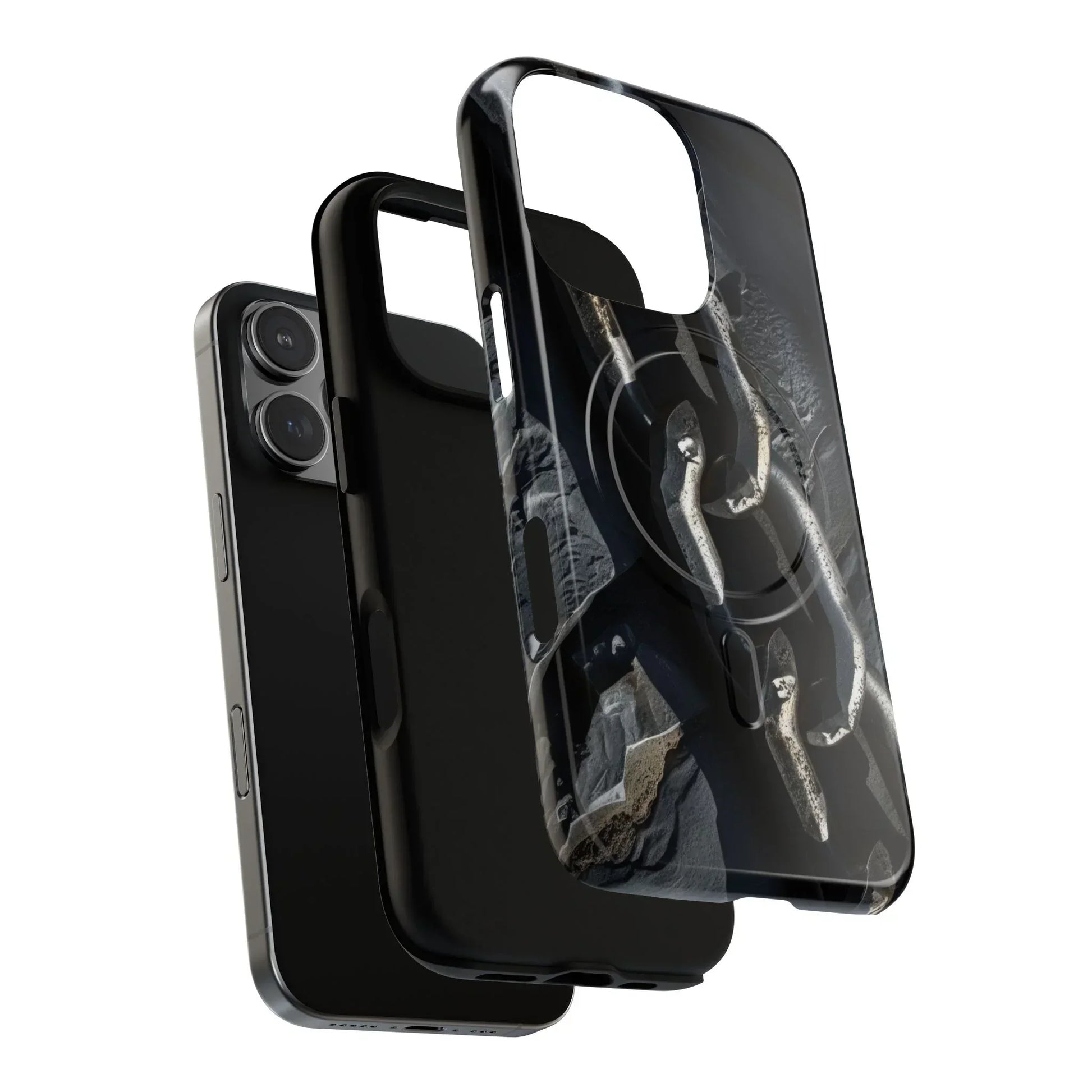 “Iron Chain” Tough Magnetic Phone Case for iPhone 14-16 Models - KarArmDesign