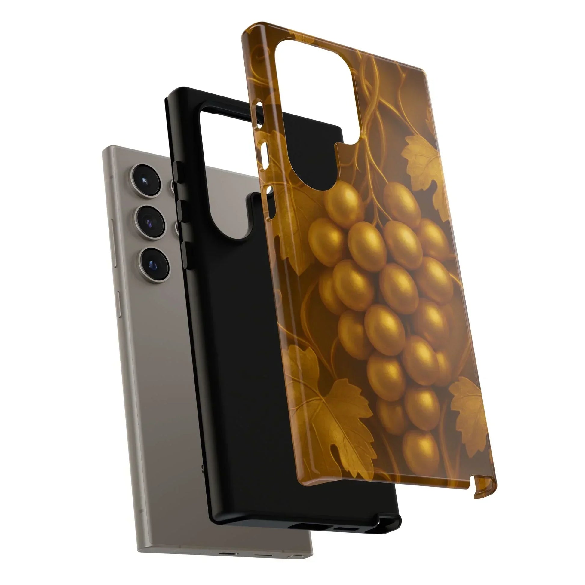 Golden Grapes Phone Case for Samsung Galaxy S10-S25 Models - KarArmDesign