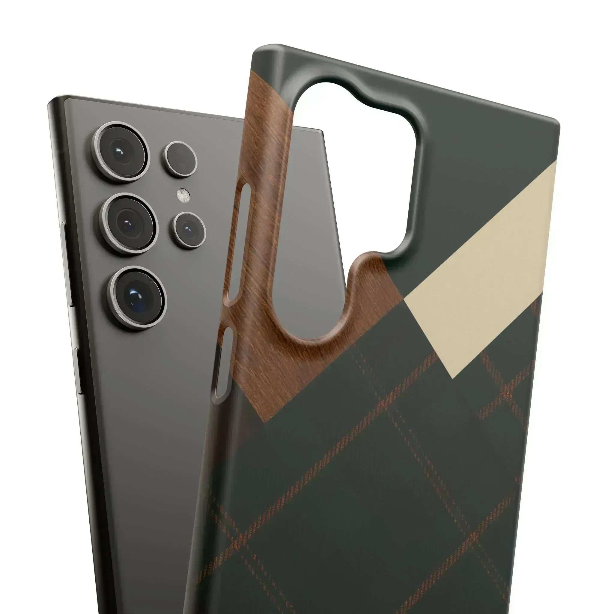 Rustic Green Phone Case for iPhone 8-16 and Galaxy S20-S24 - KARARMDESIGN