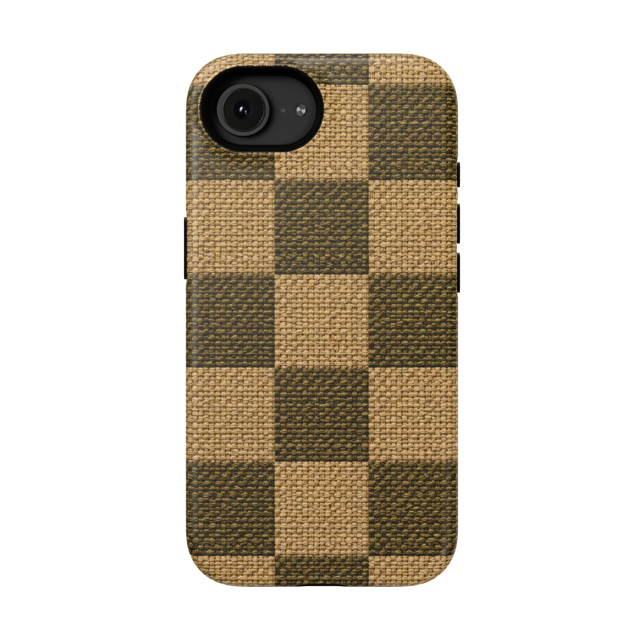 Rustic Woven Phone Case for iPhone 11-17 and Galaxy S22-S26