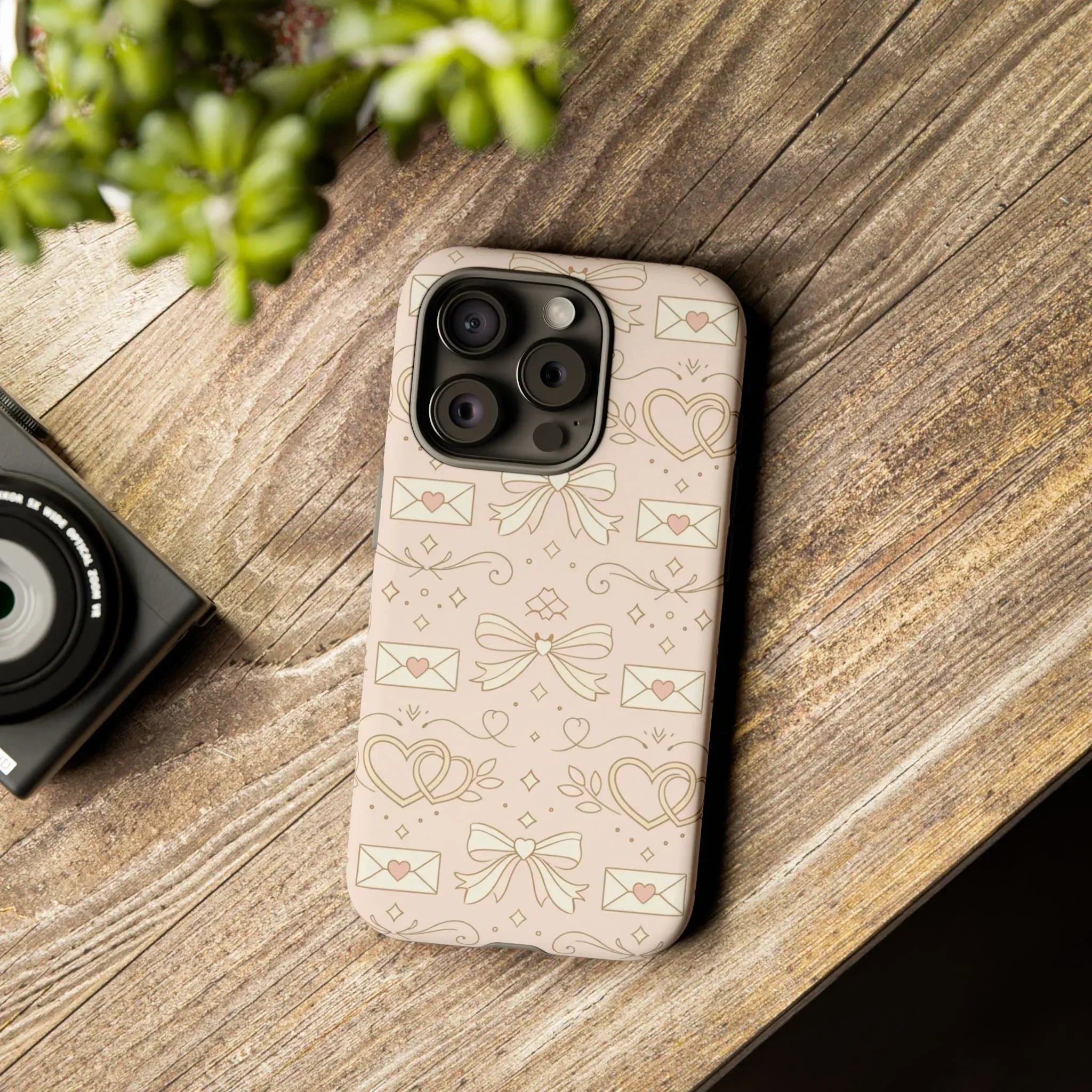 Sweet Romance Tough Phone Case for iPhone 11–17 & Galaxy S10–S25 - KARARMDESIGN