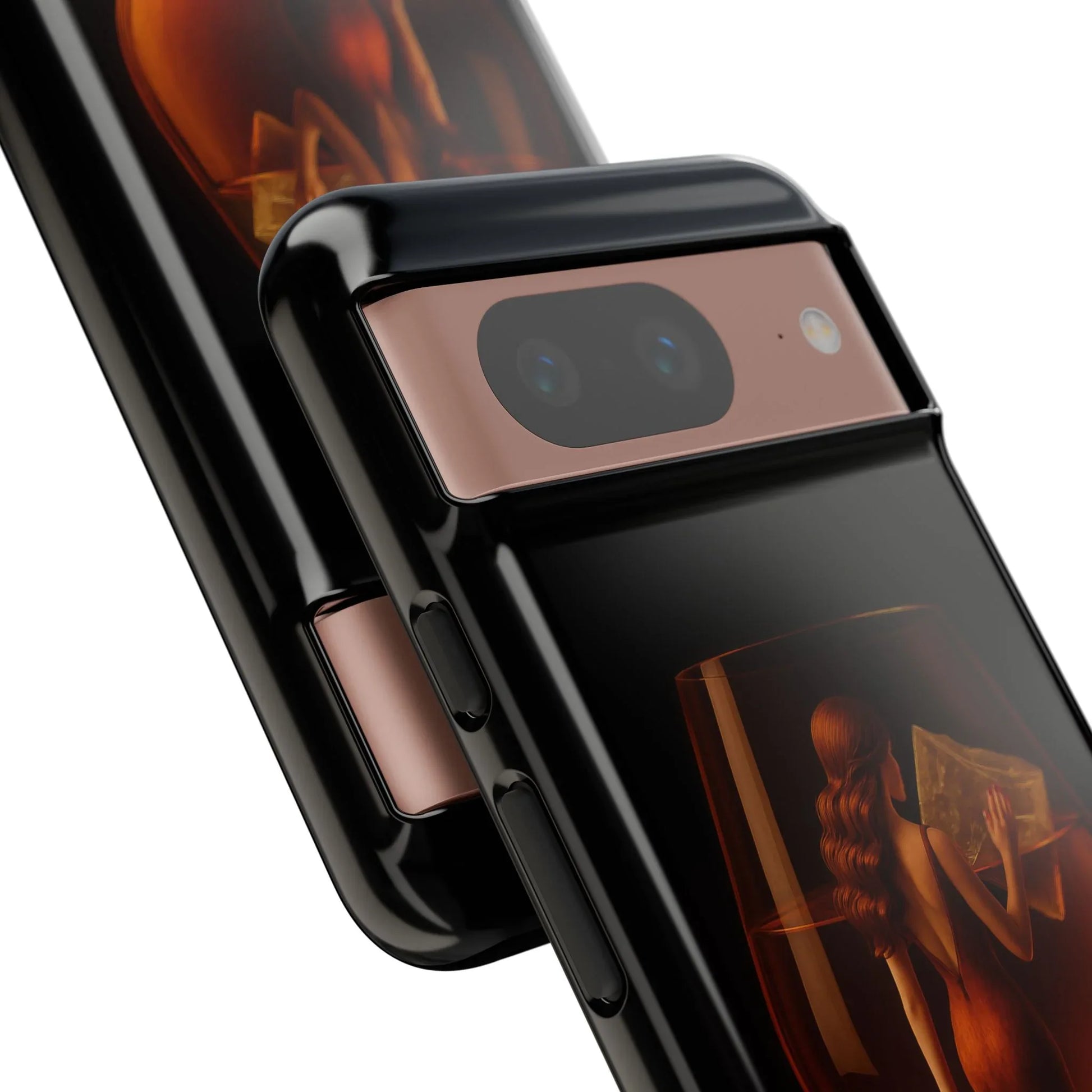 Elegant Midnight Lady Phone Case for iPhone 8-17 and Google Pixel 4-9 - KARARMDESIGN