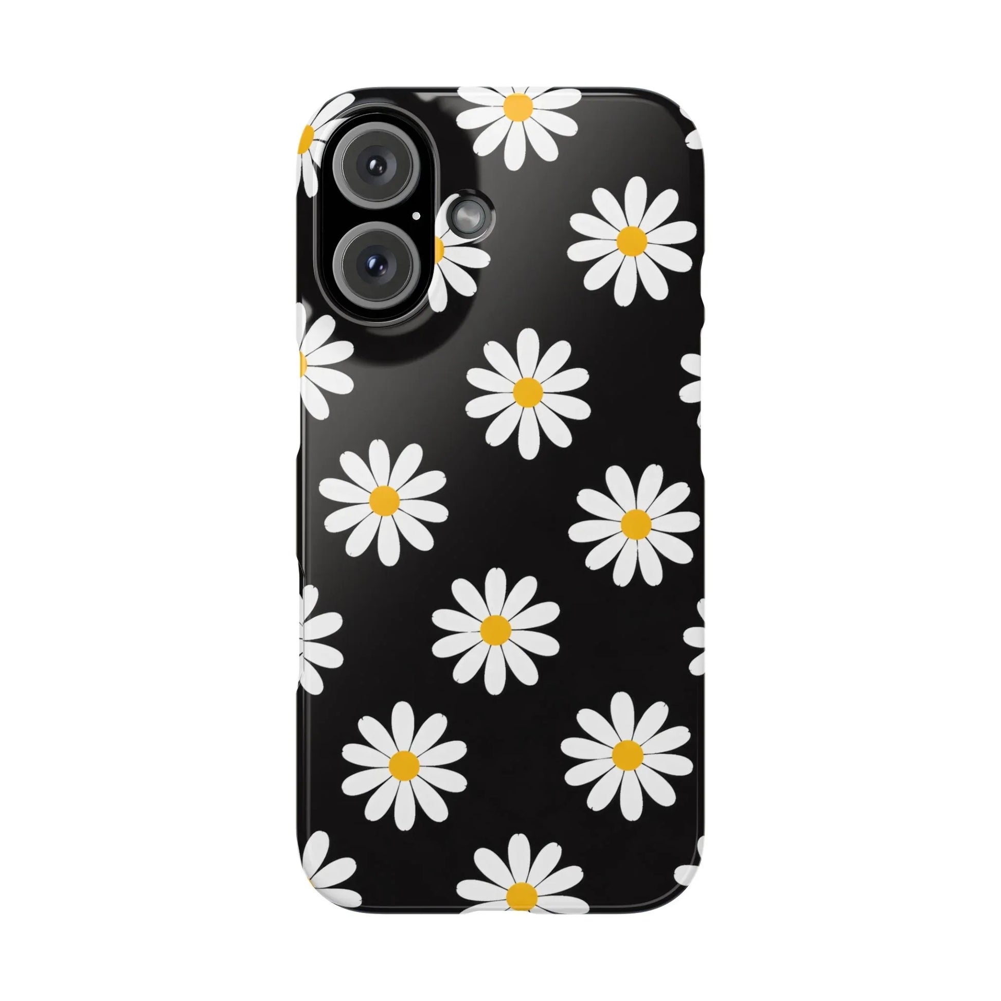 Daisy Charm Phone Case for iPhone 11-17 and Galaxy S20-S25 - KARARMDESIGN