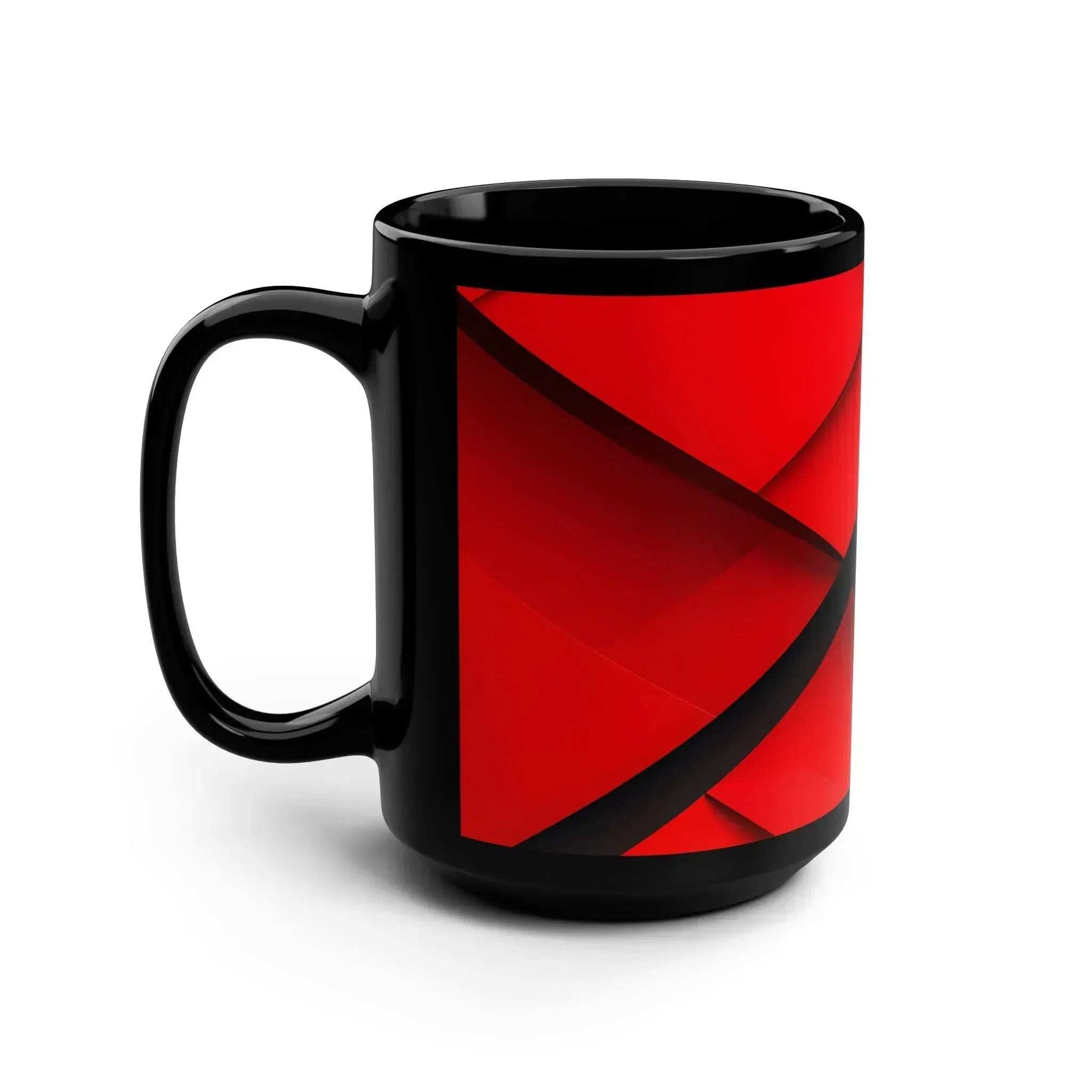 Geometric Pattern Ceramic Mug – 15oz - KARARMDESIGN
